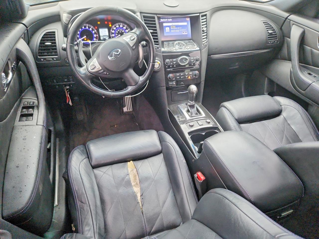 2015 Infiniti Qx70 Base Black vin: JN8CS1MW1FM480941