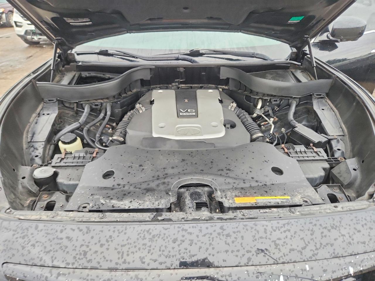 2015 Infiniti Qx70 Base Black vin: JN8CS1MW1FM480941