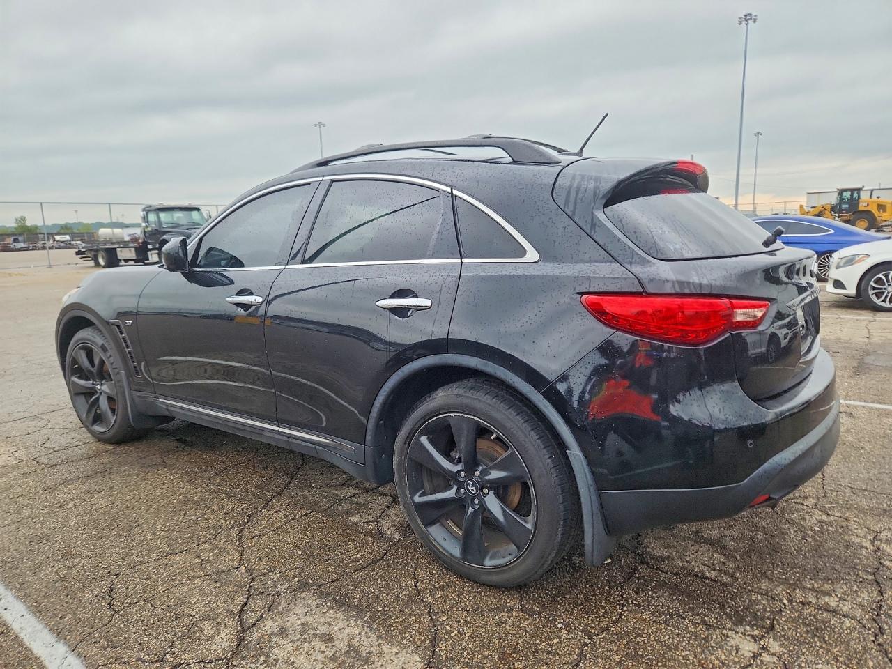 2015 Infiniti Qx70 Base Black vin: JN8CS1MW1FM480941