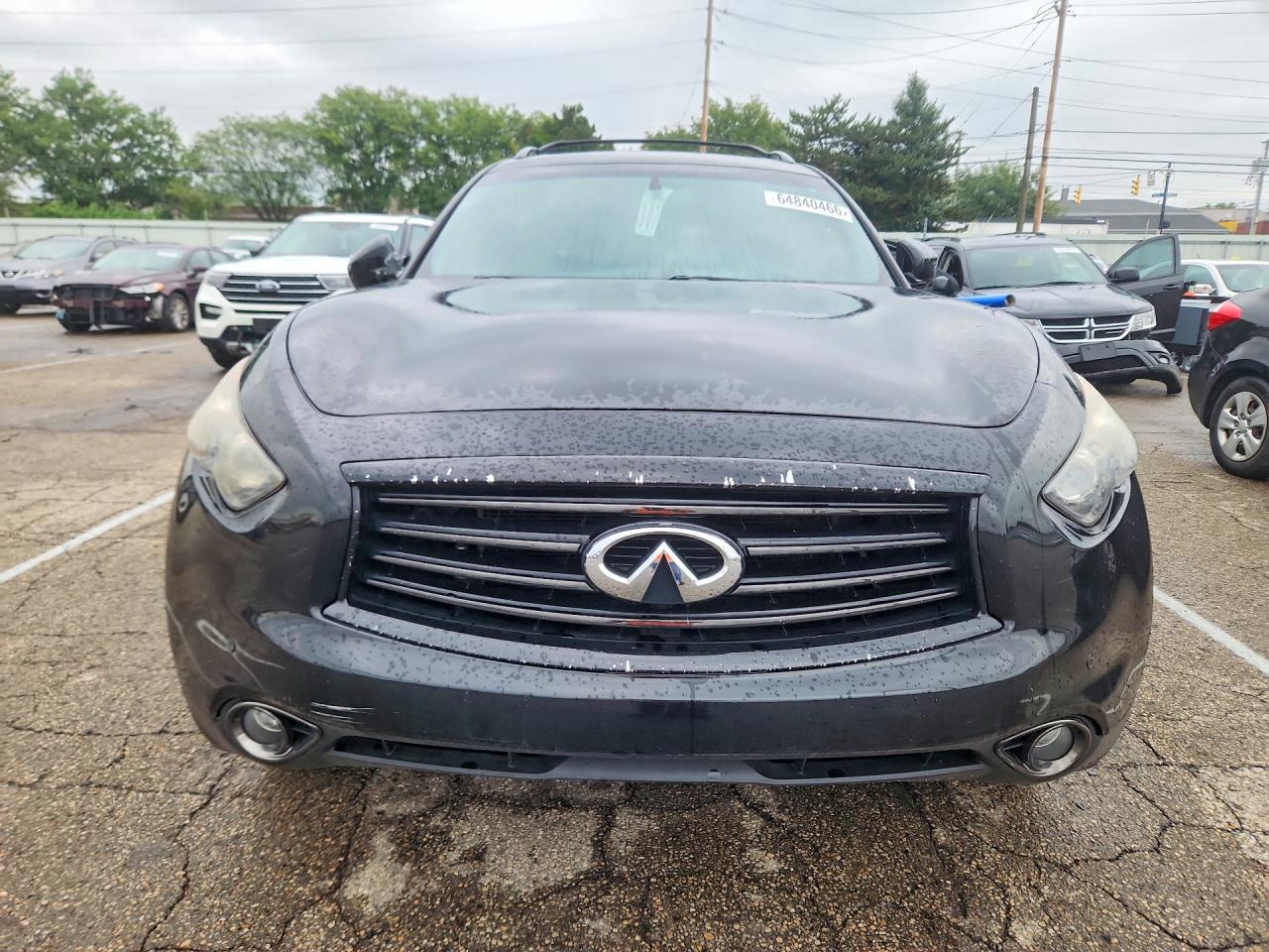 2015 Infiniti Qx70 Base Black vin: JN8CS1MW1FM480941
