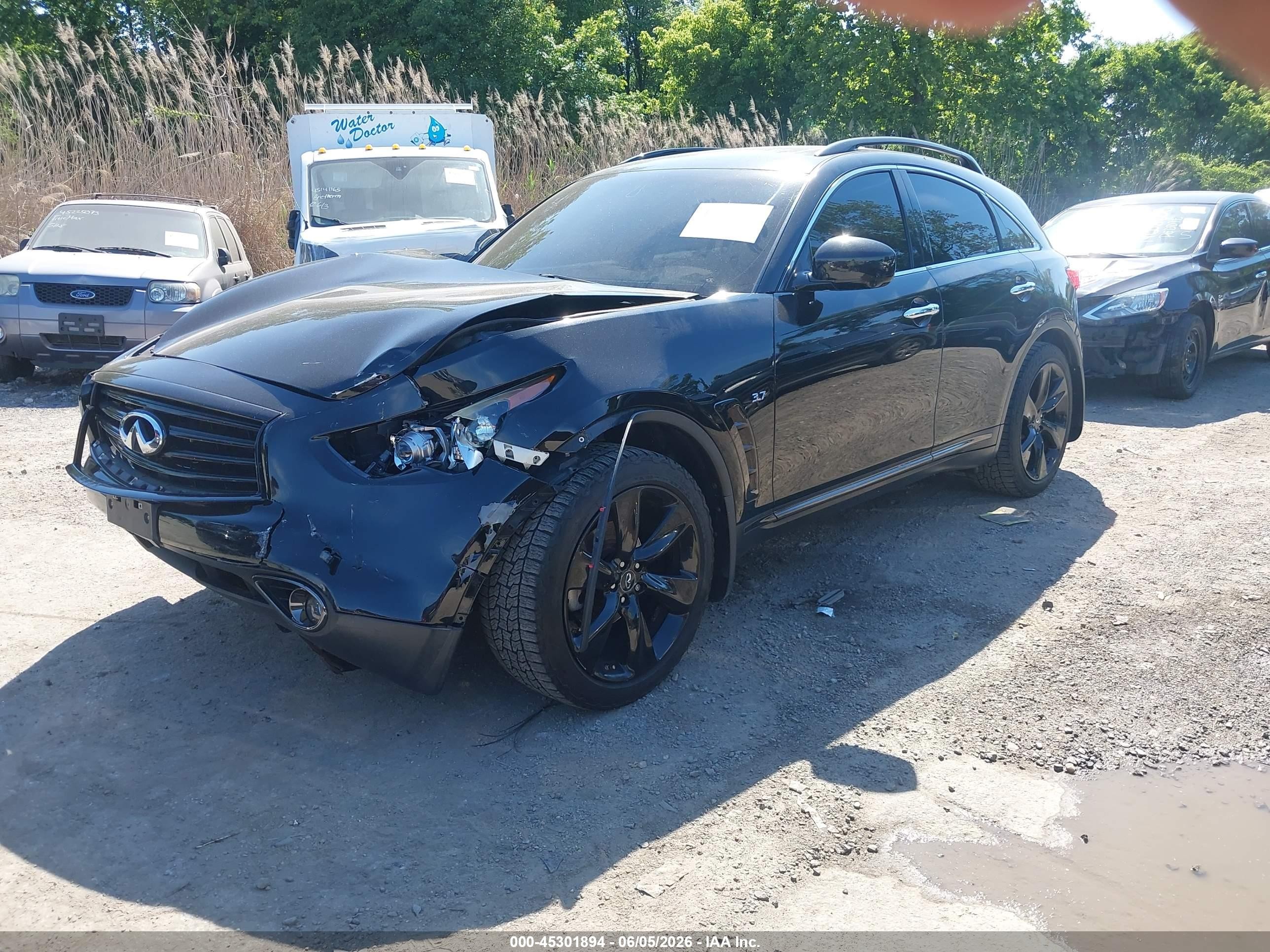 2015 Infiniti Qx70   Black vin: JN8CS1MW1FM481443