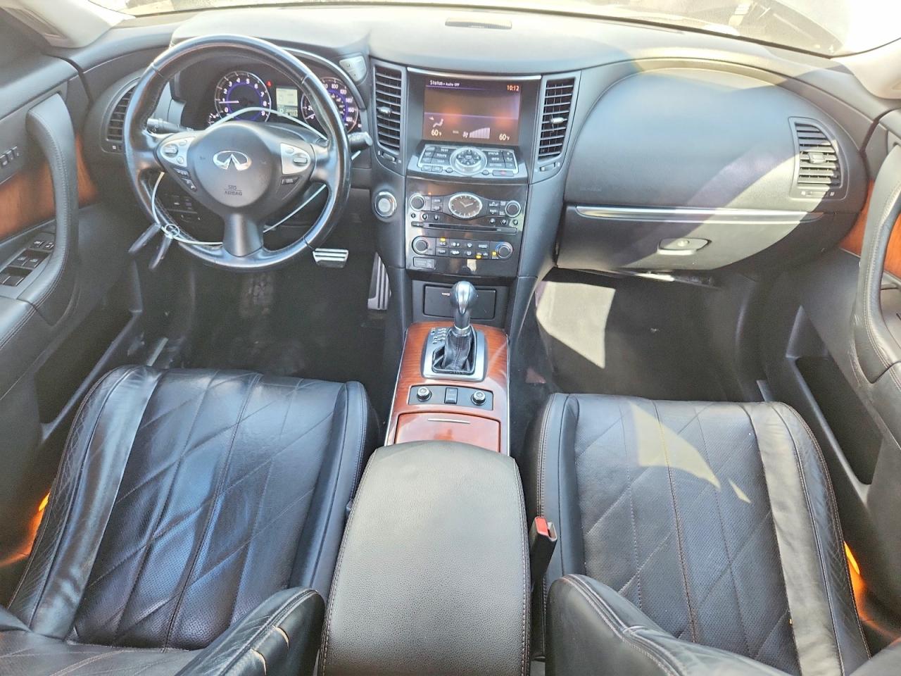 2013 Infiniti Fx37 Base Black vin: JN8CS1MW2DM171489