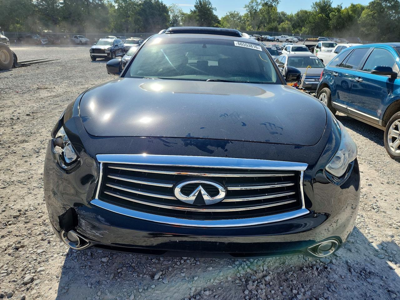 2013 Infiniti Fx37 Base Black vin: JN8CS1MW2DM171489