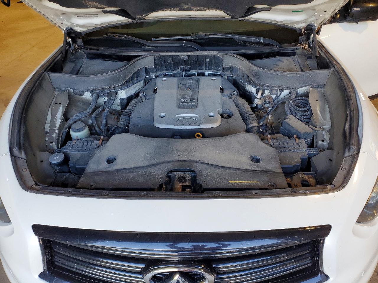2015 Infiniti Qx70 Base White vin: JN8CS1MW2FM480494