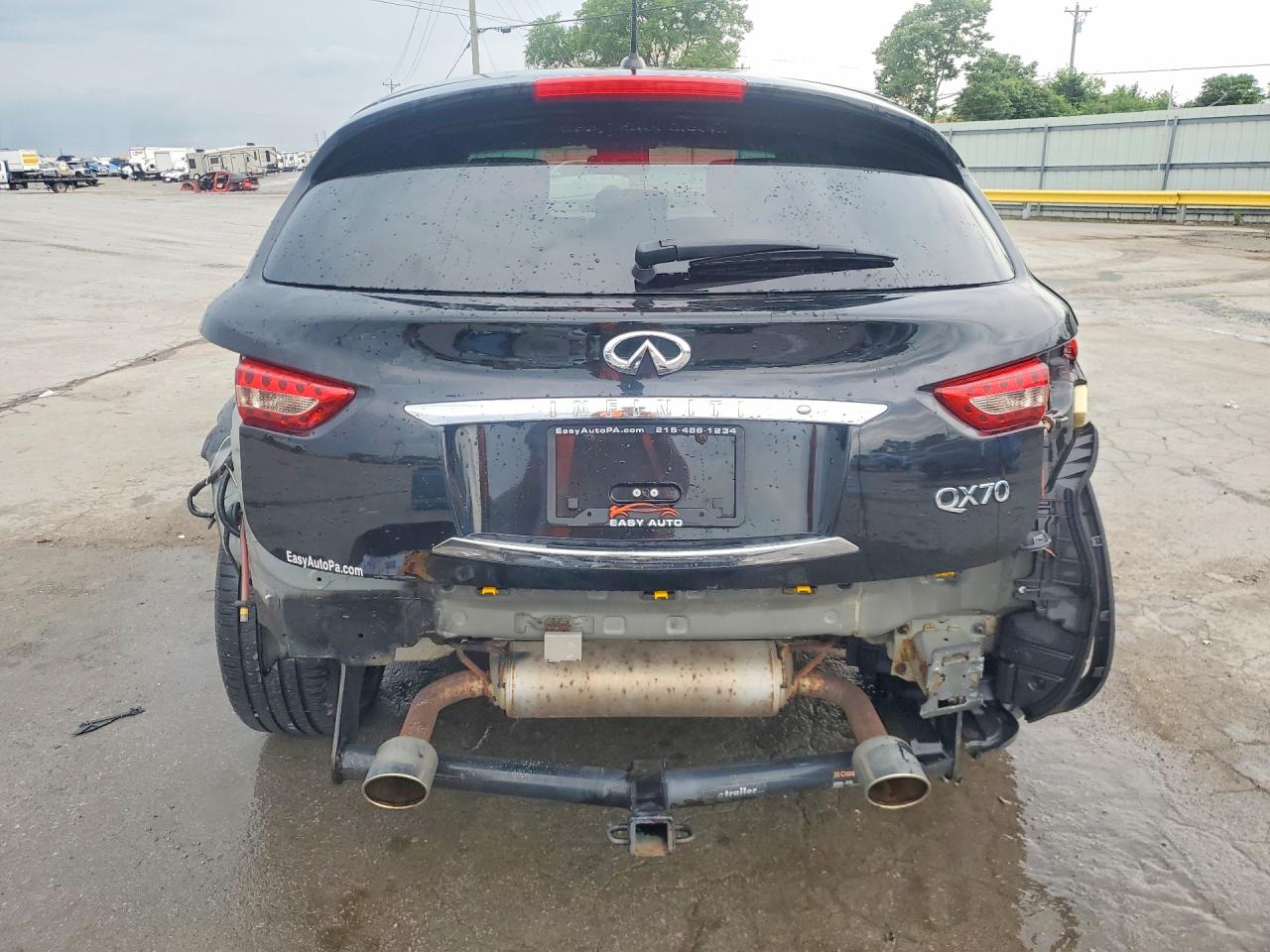2017 Infiniti Qx70 Base Черный vin: JN8CS1MW2HM412277