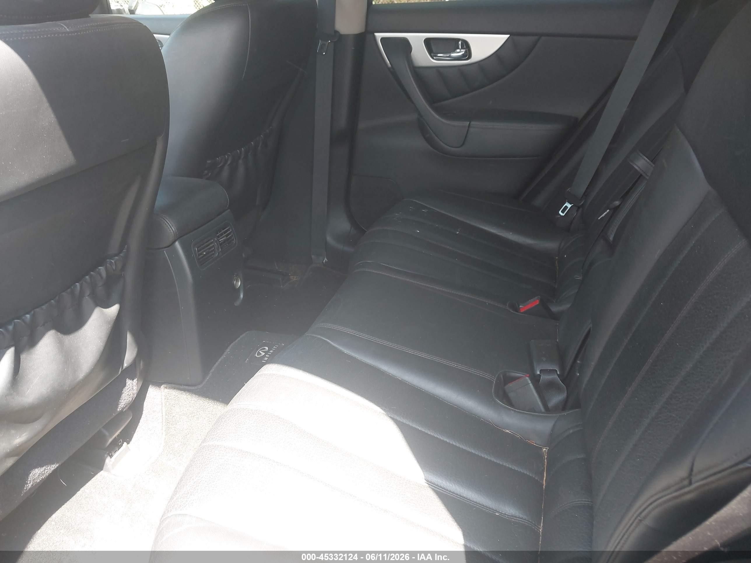 2013 Infiniti Fx37   Black vin: JN8CS1MW3DM170819