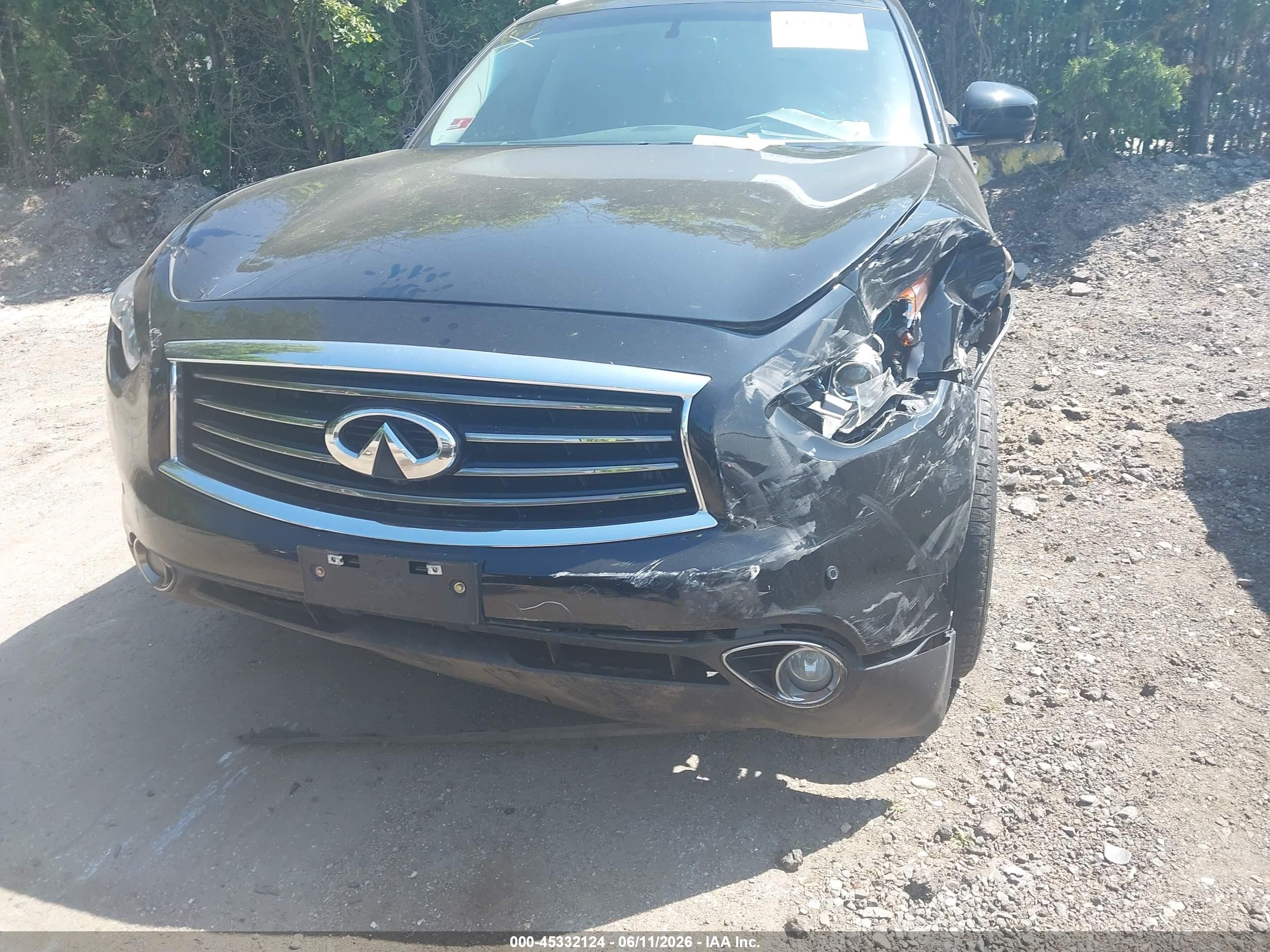 2013 Infiniti Fx37   Black vin: JN8CS1MW3DM170819