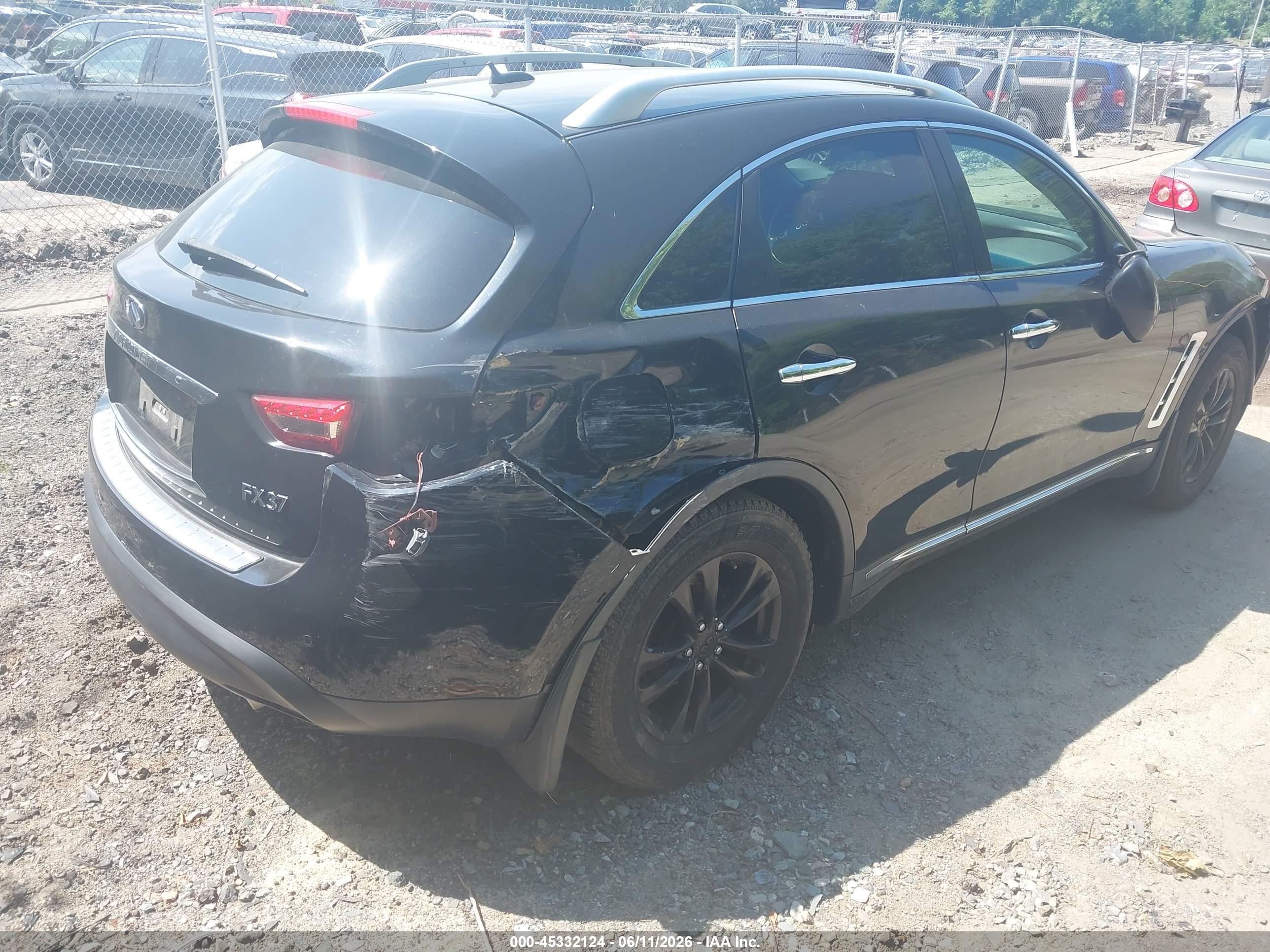 2013 Infiniti Fx37   Black vin: JN8CS1MW3DM170819