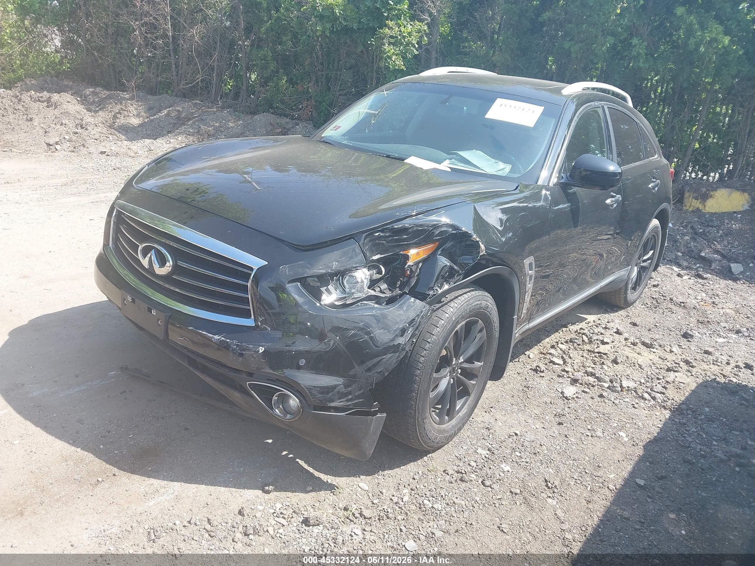 2013 Infiniti Fx37   Black vin: JN8CS1MW3DM170819