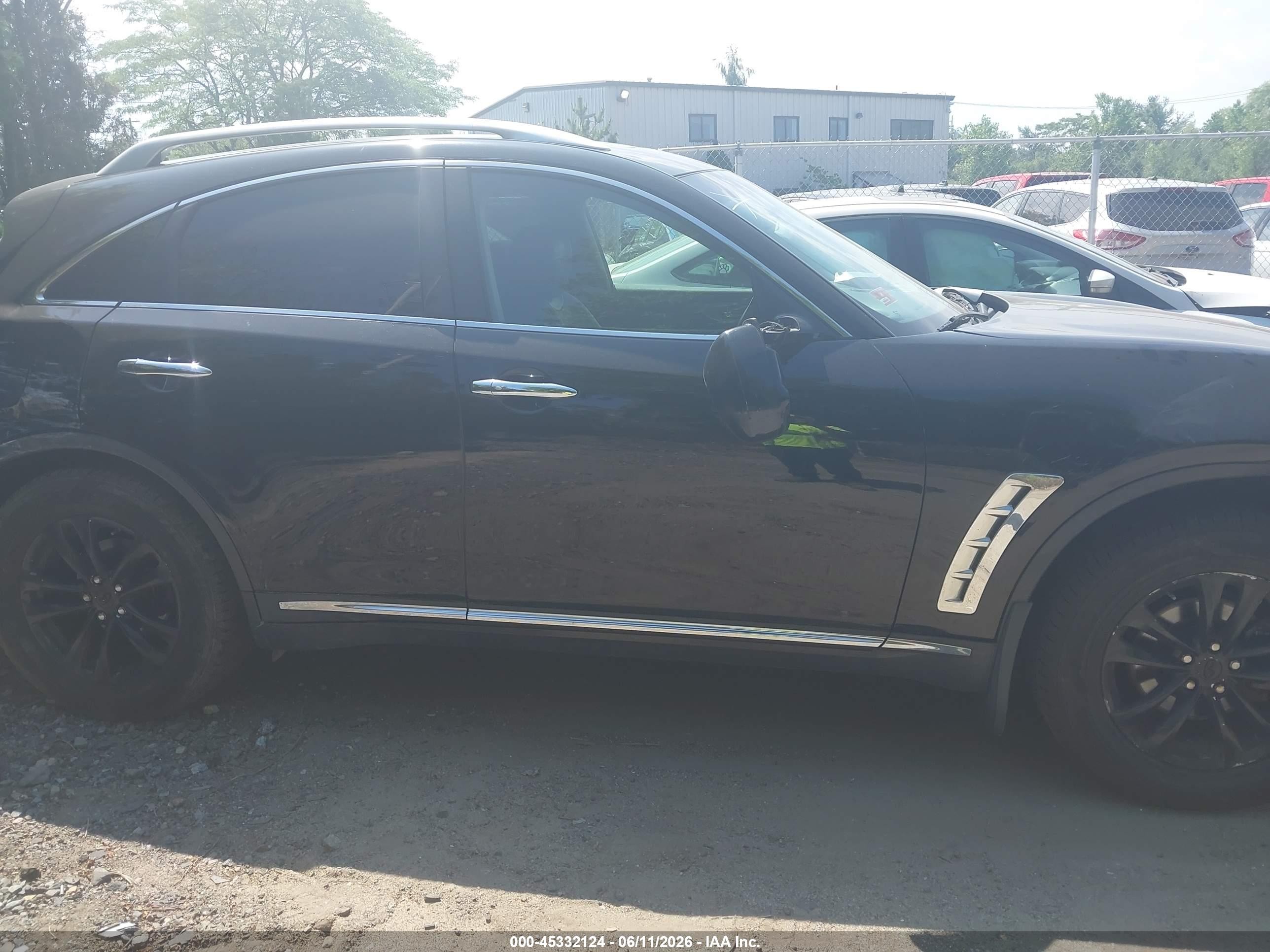 2013 Infiniti Fx37   Black vin: JN8CS1MW3DM170819