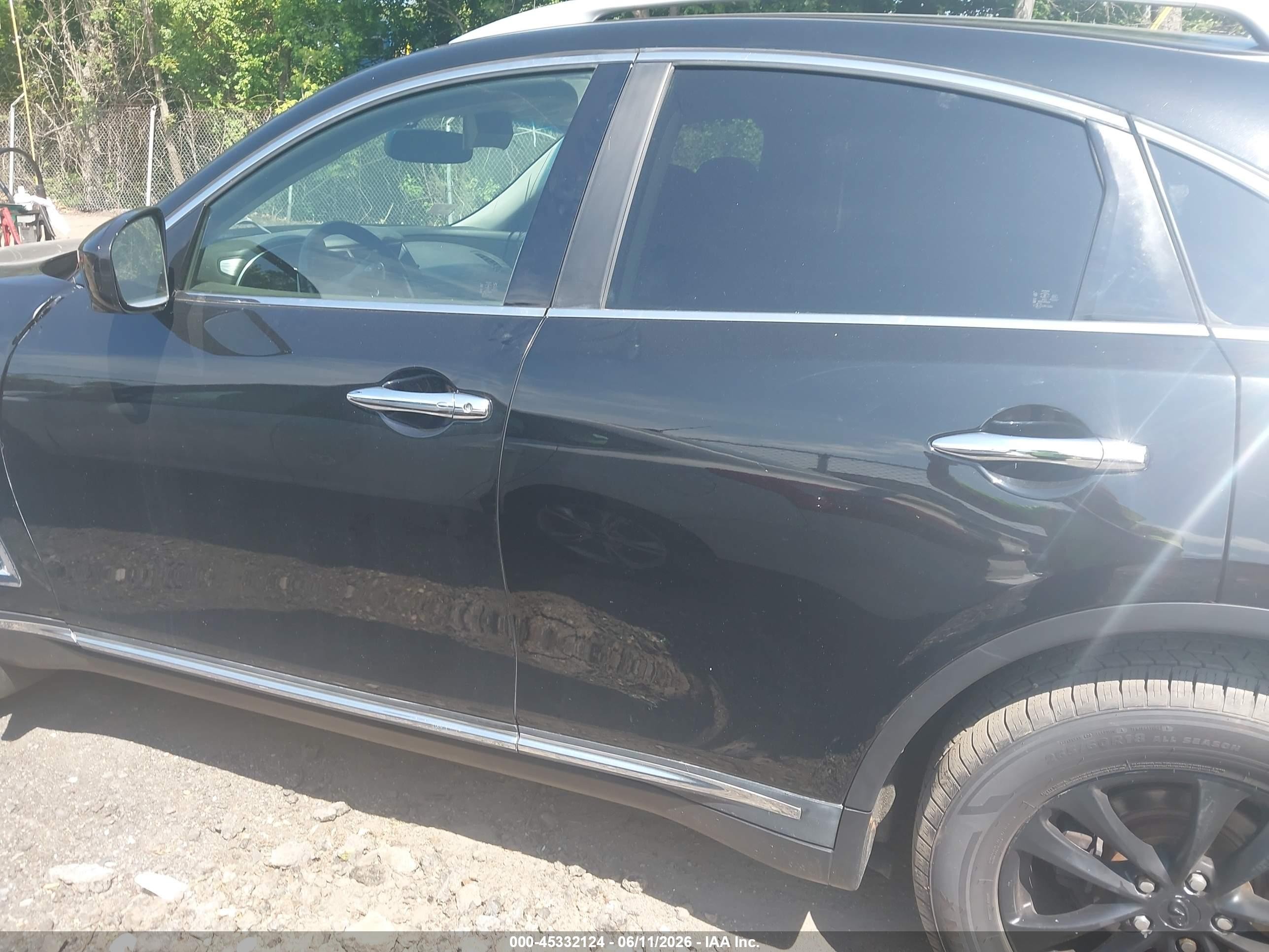 2013 Infiniti Fx37   Black vin: JN8CS1MW3DM170819