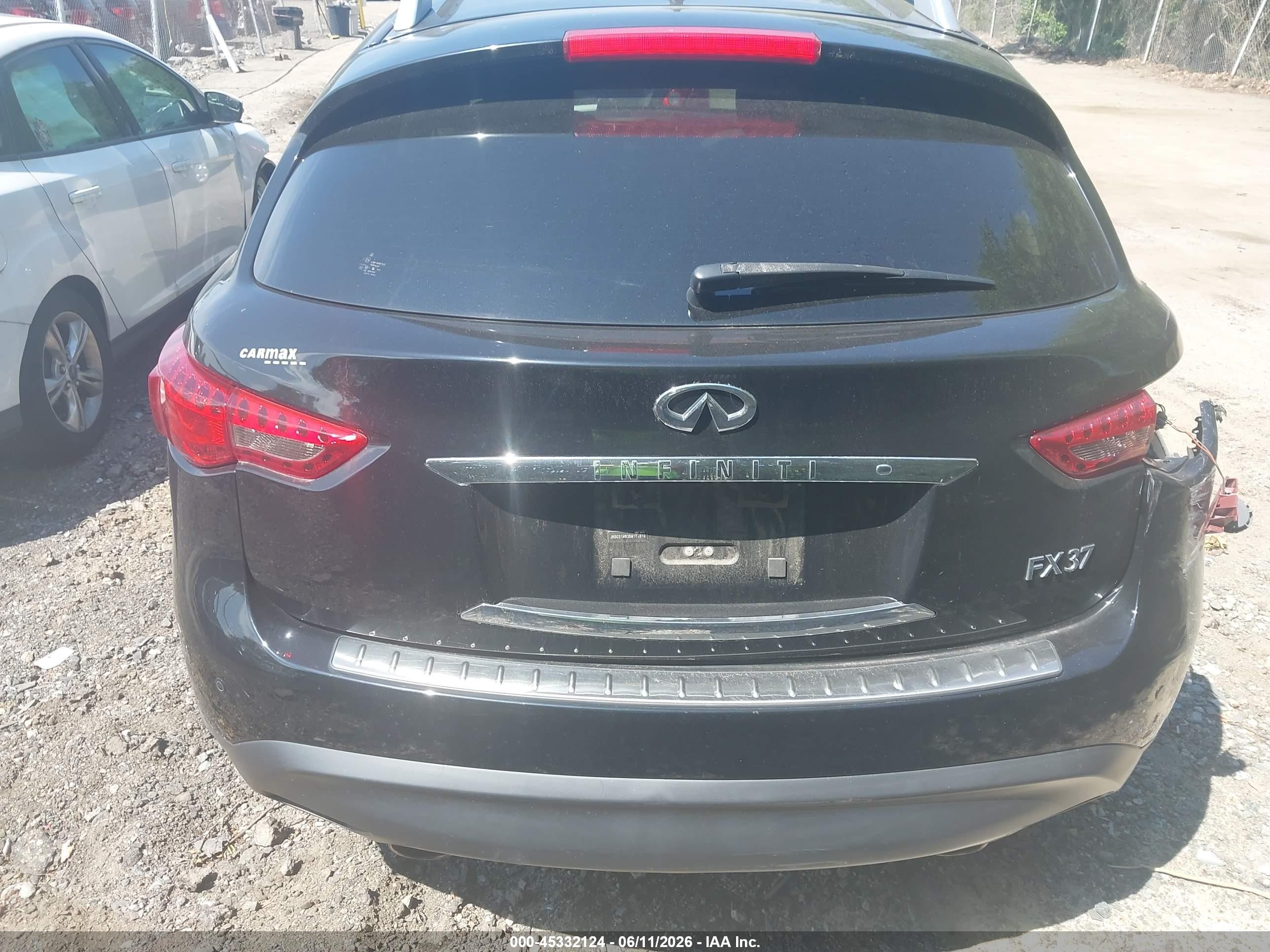 2013 Infiniti Fx37   Black vin: JN8CS1MW3DM170819