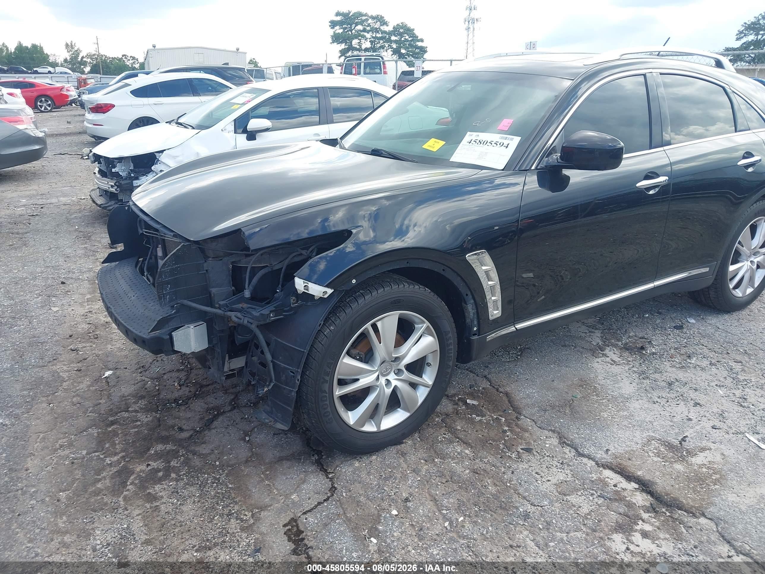 2013 Infiniti Fx37 Black vin: JN8CS1MW3DM173106