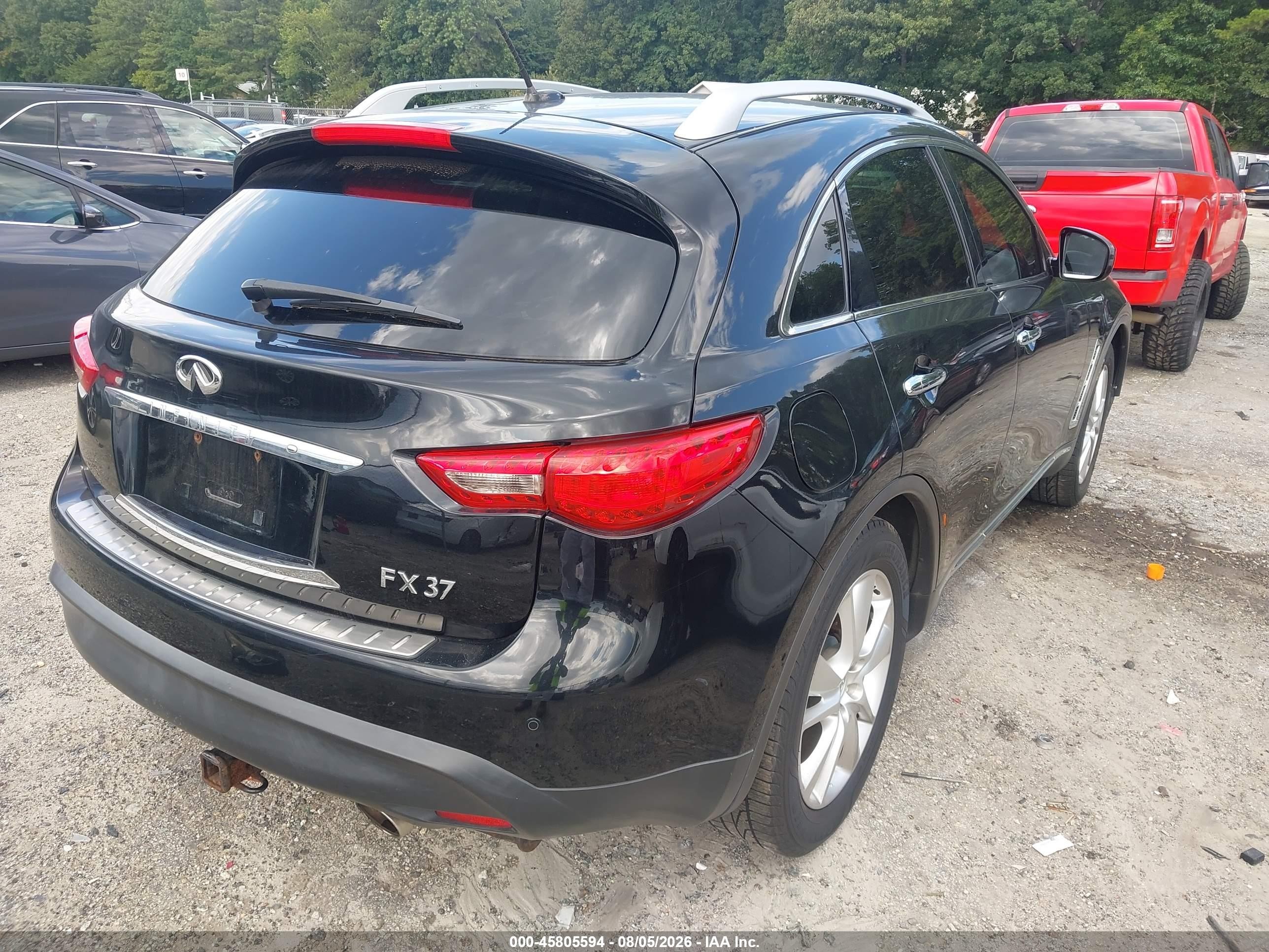 2013 Infiniti Fx37 Black vin: JN8CS1MW3DM173106