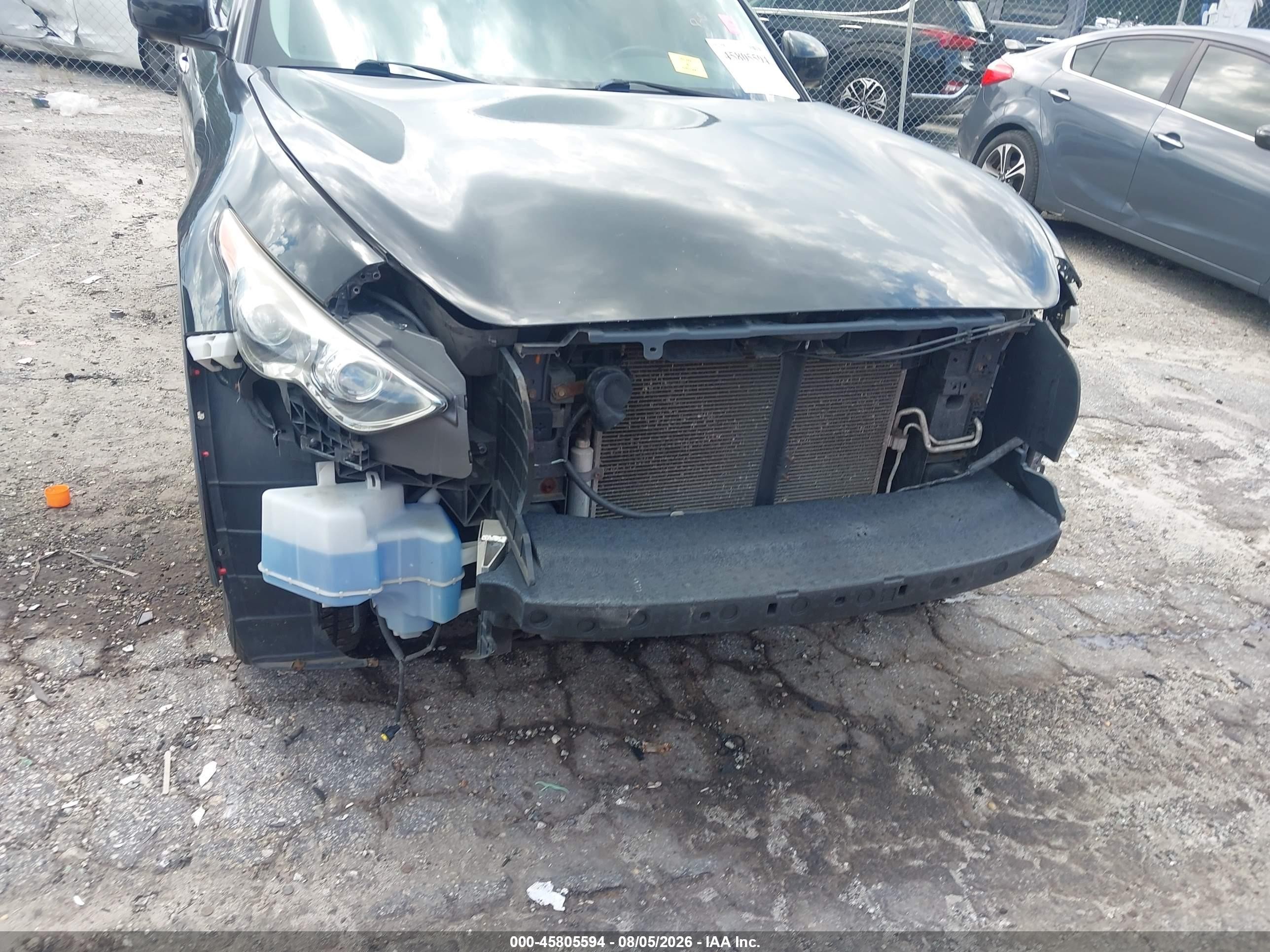 2013 Infiniti Fx37 Black vin: JN8CS1MW3DM173106