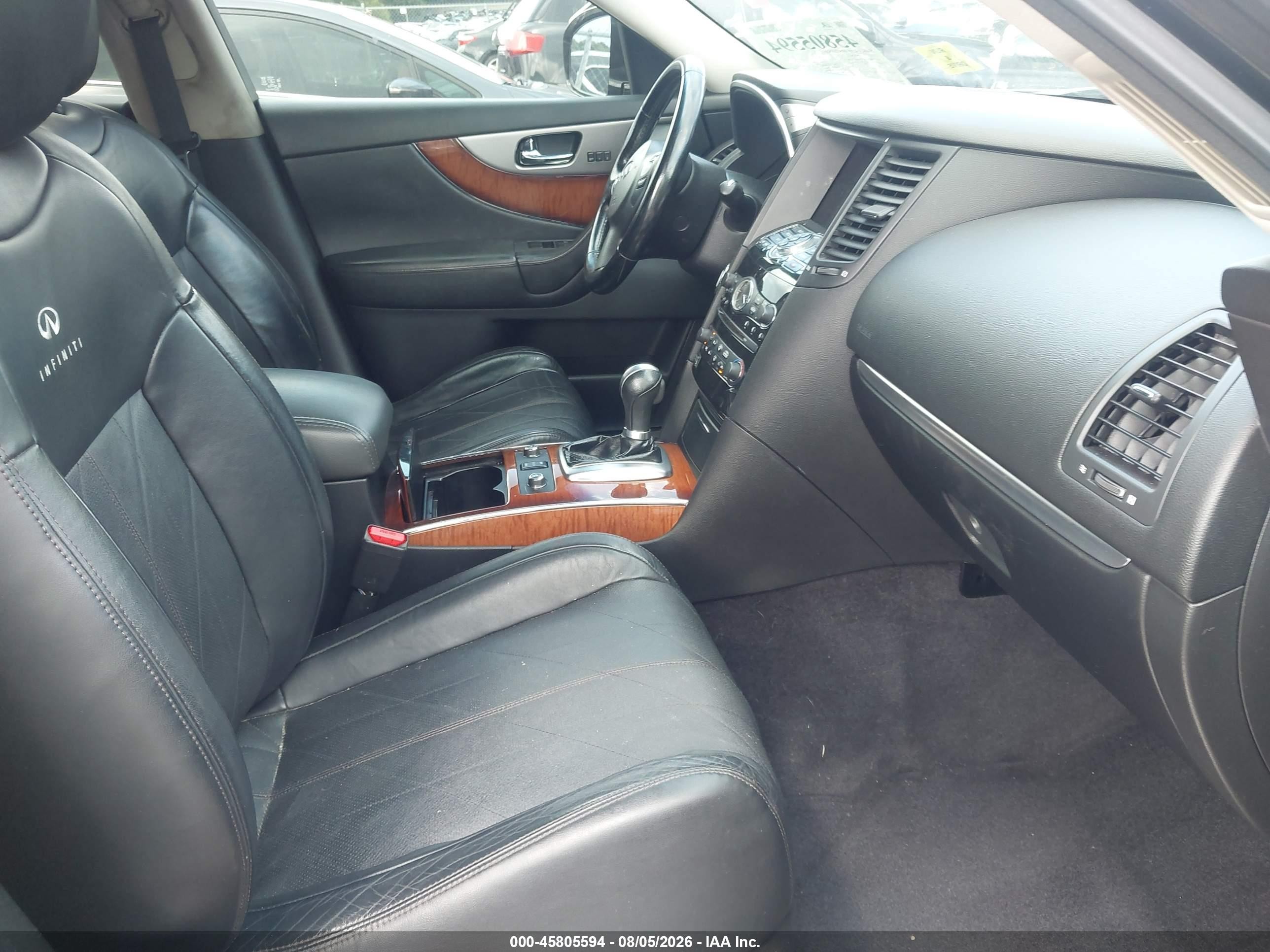 2013 Infiniti Fx37 Black vin: JN8CS1MW3DM173106