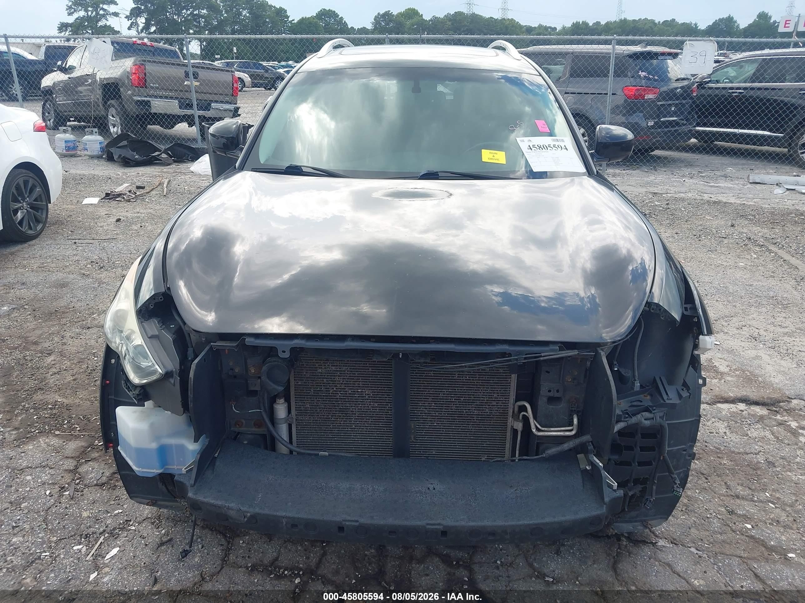 2013 Infiniti Fx37 Black vin: JN8CS1MW3DM173106