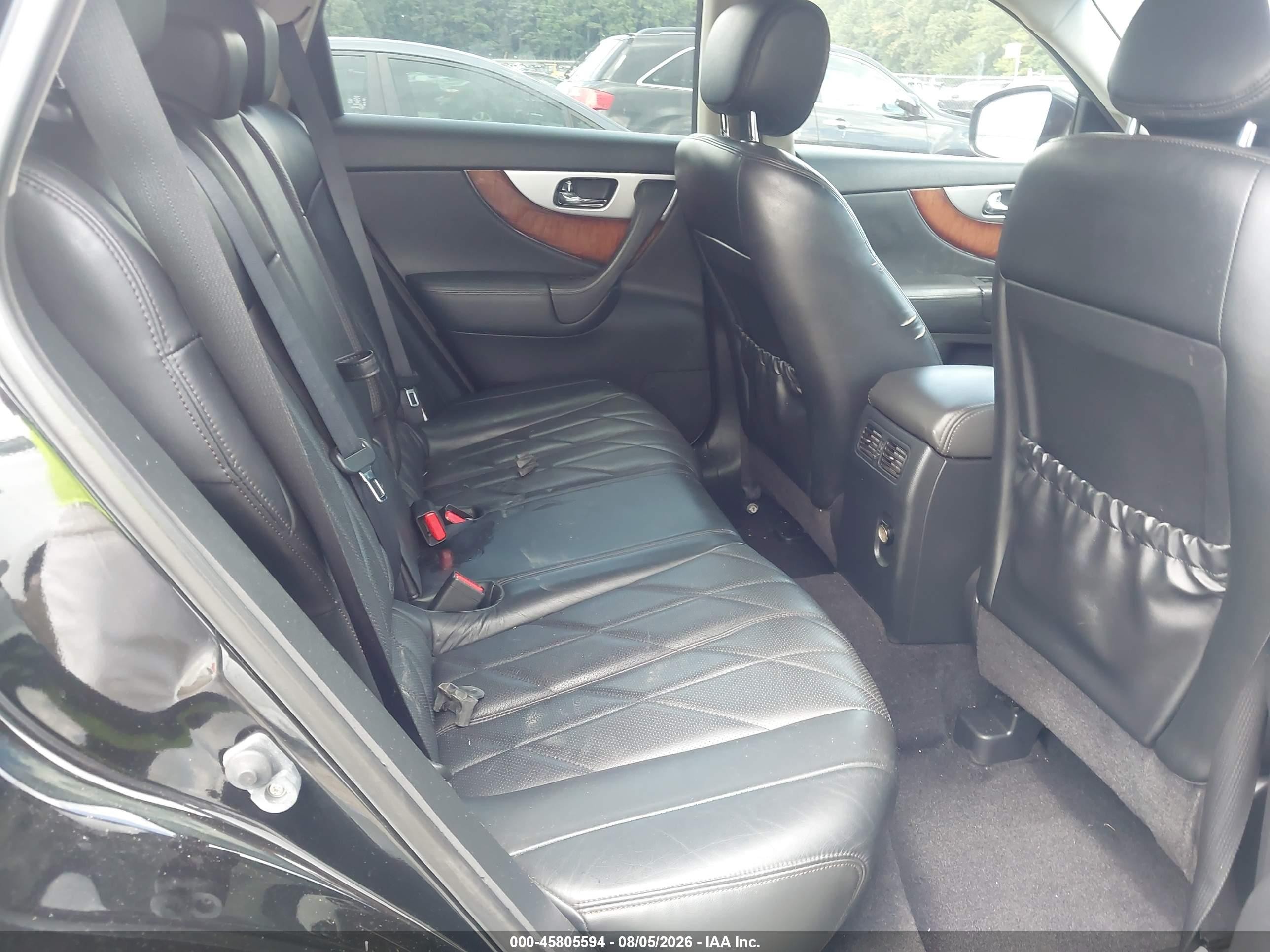 2013 Infiniti Fx37 Black vin: JN8CS1MW3DM173106