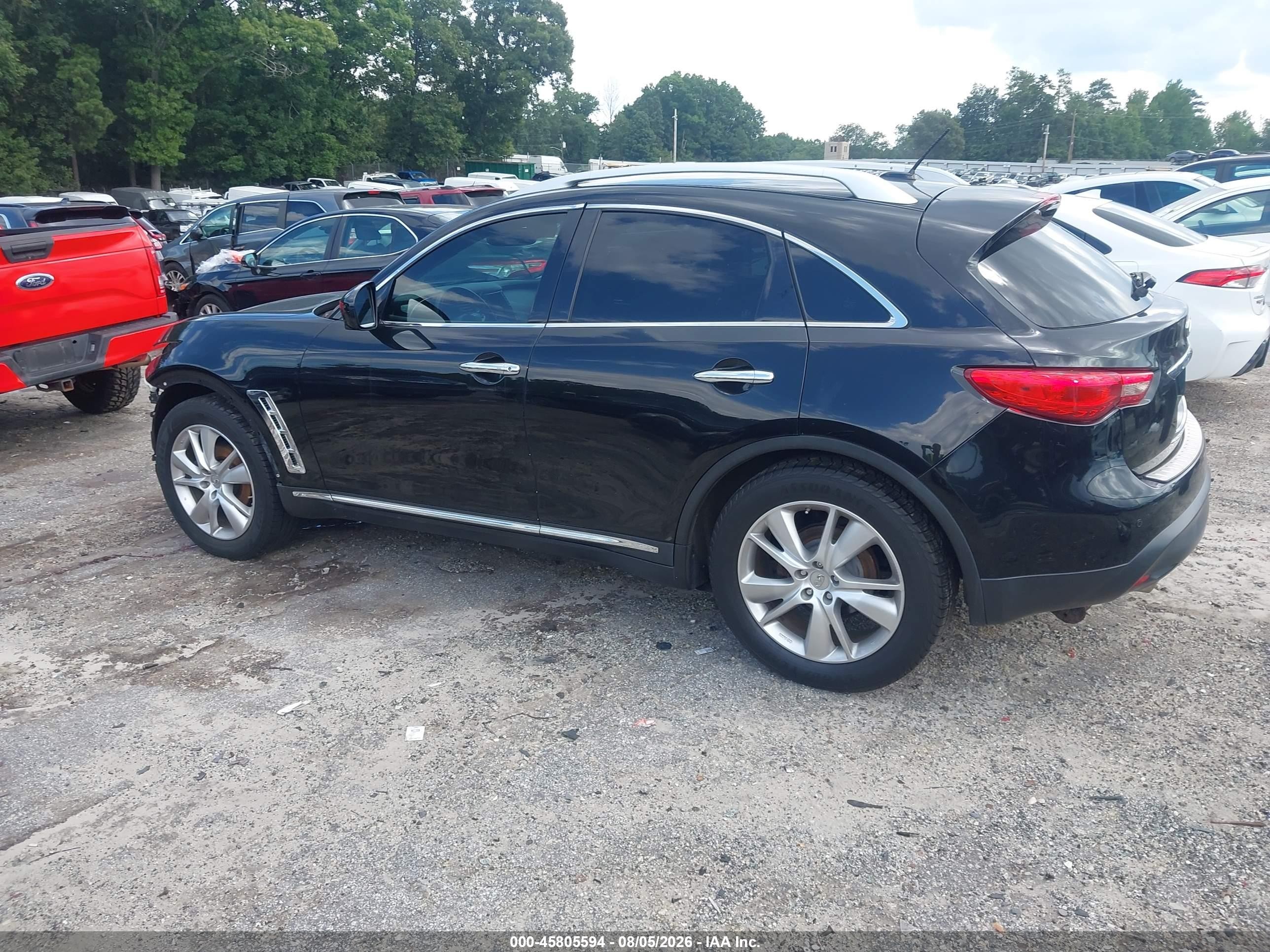2013 Infiniti Fx37 Black vin: JN8CS1MW3DM173106
