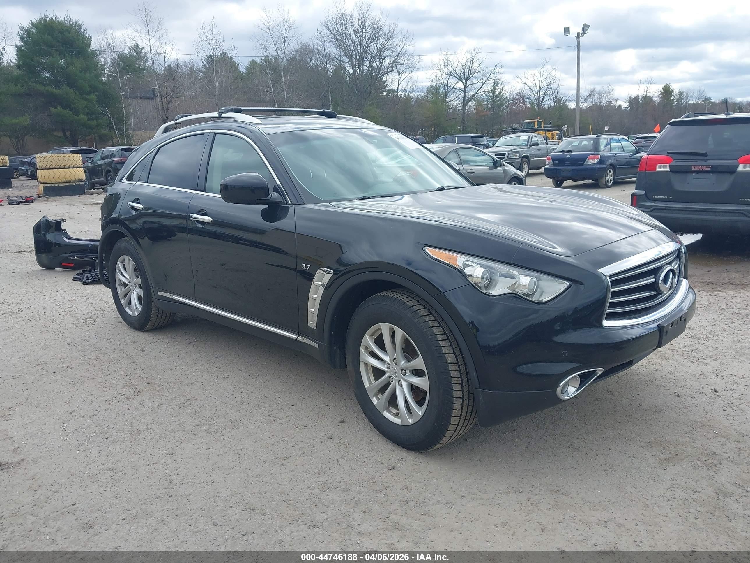 2015 Infiniti Qx70   Black vin: JN8CS1MW3FM482125