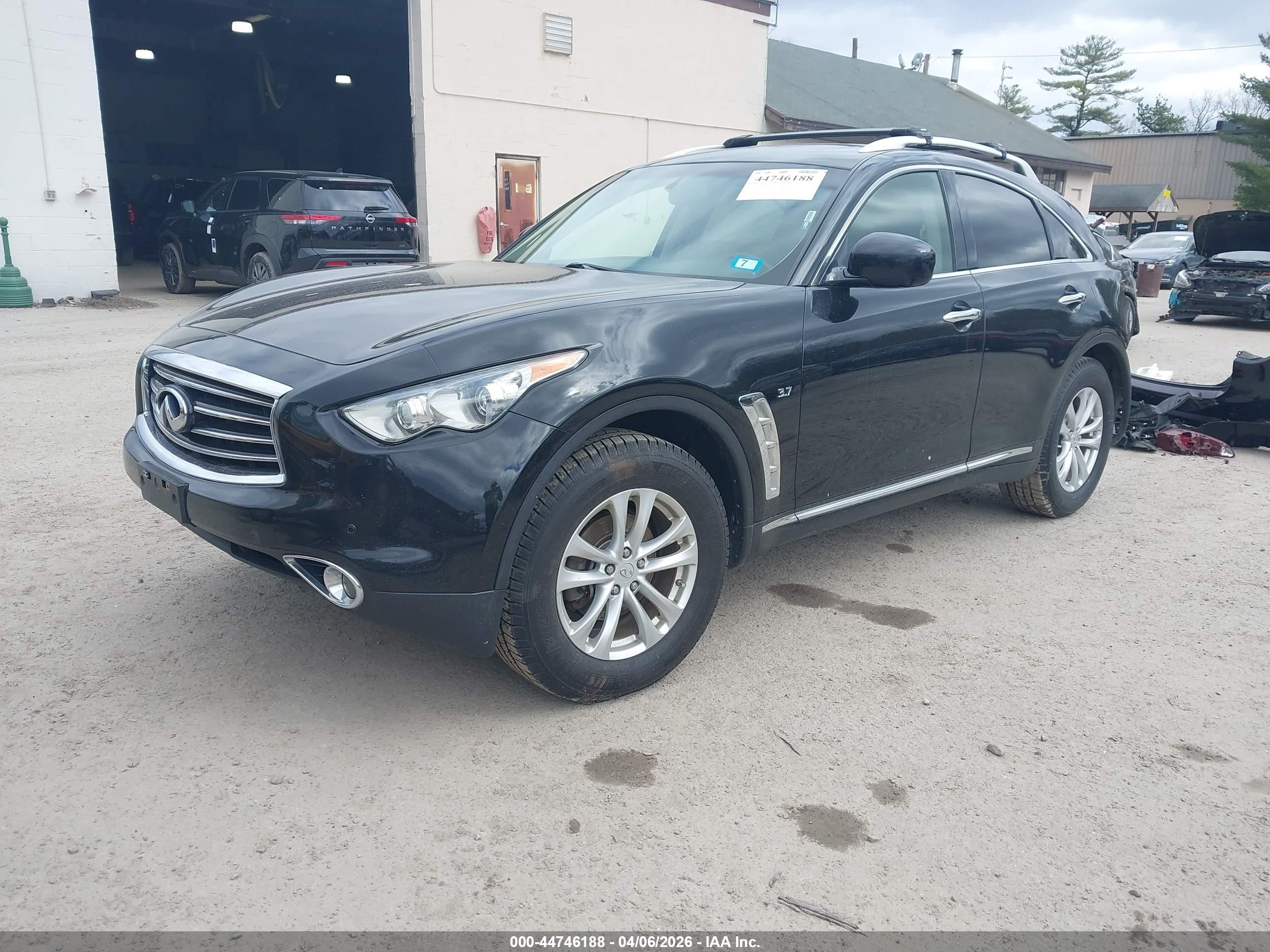 2015 Infiniti Qx70   Black vin: JN8CS1MW3FM482125