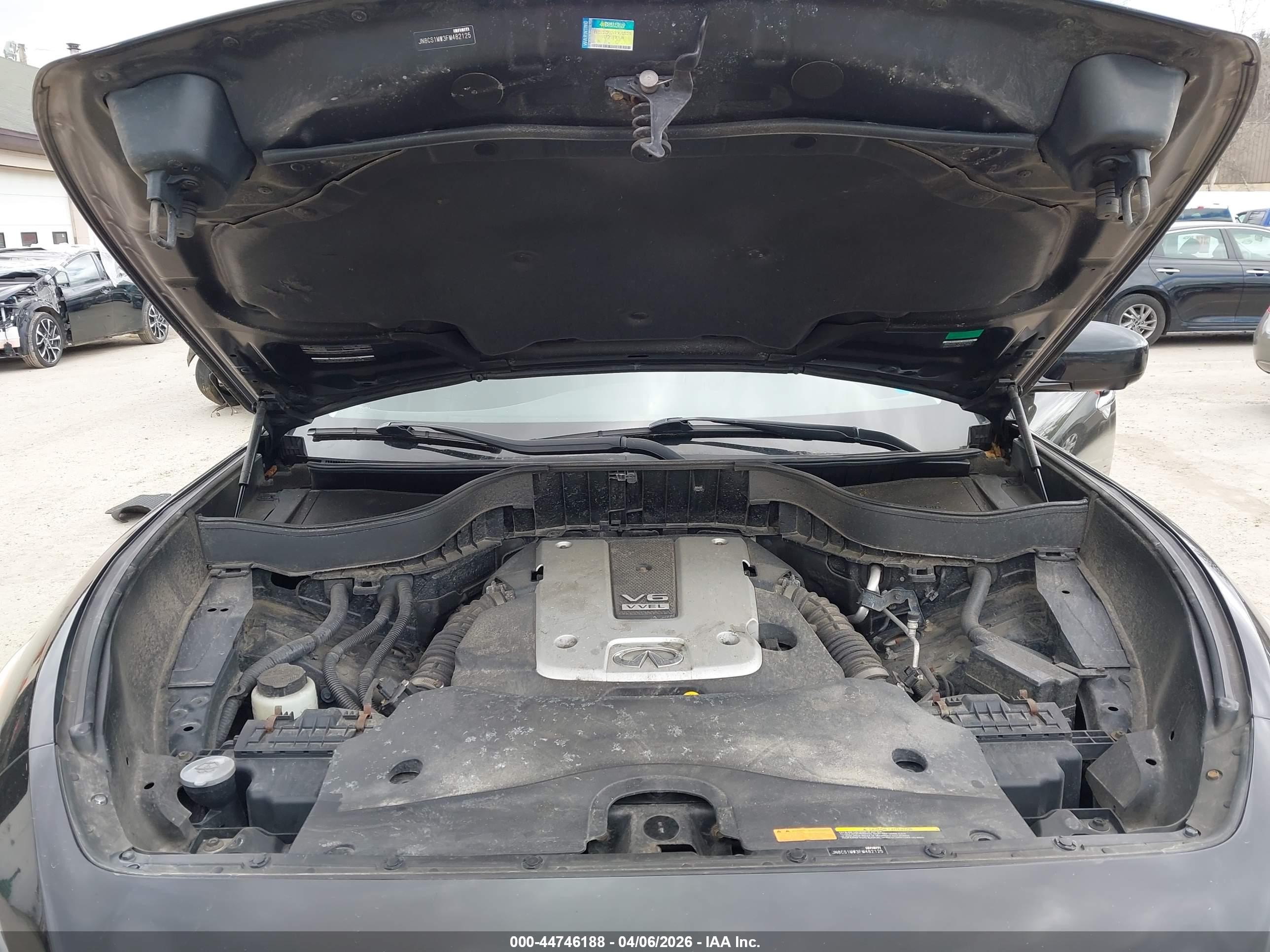 2015 Infiniti Qx70   Black vin: JN8CS1MW3FM482125