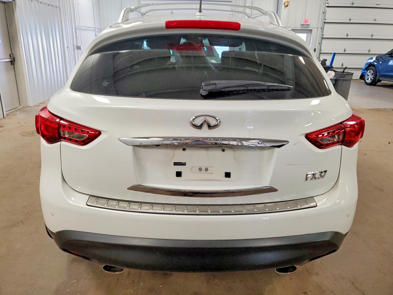 2013 Infiniti Fx37 Base White vin: JN8CS1MW4DM170599