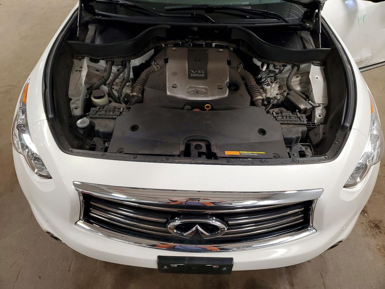 2013 Infiniti Fx37 Base White vin: JN8CS1MW4DM170599