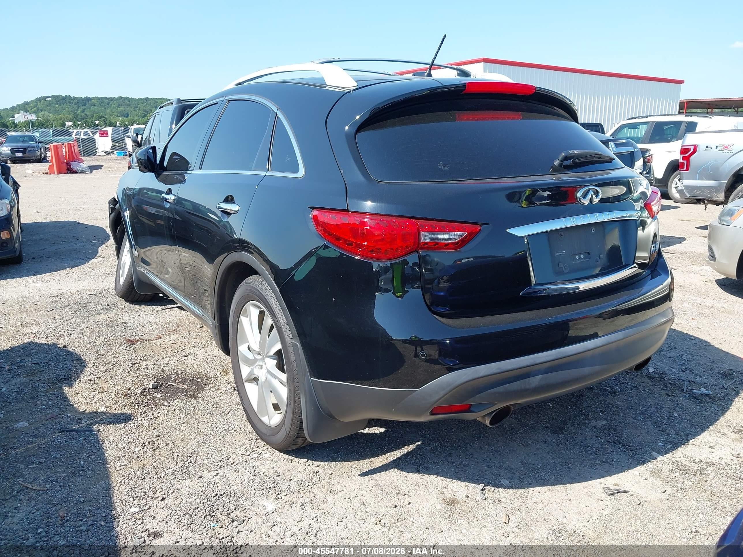 2013 Infiniti Fx37   Black vin: JN8CS1MW4DM175124