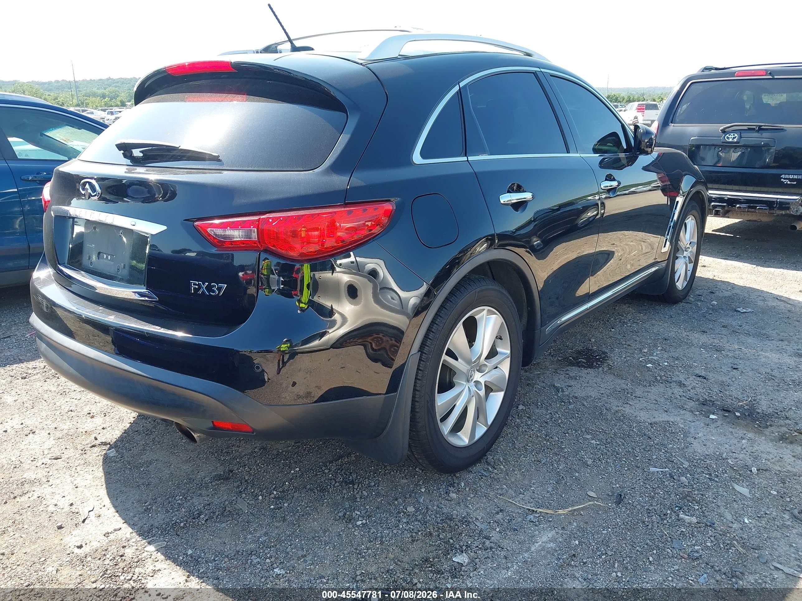 2013 Infiniti Fx37   Black vin: JN8CS1MW4DM175124