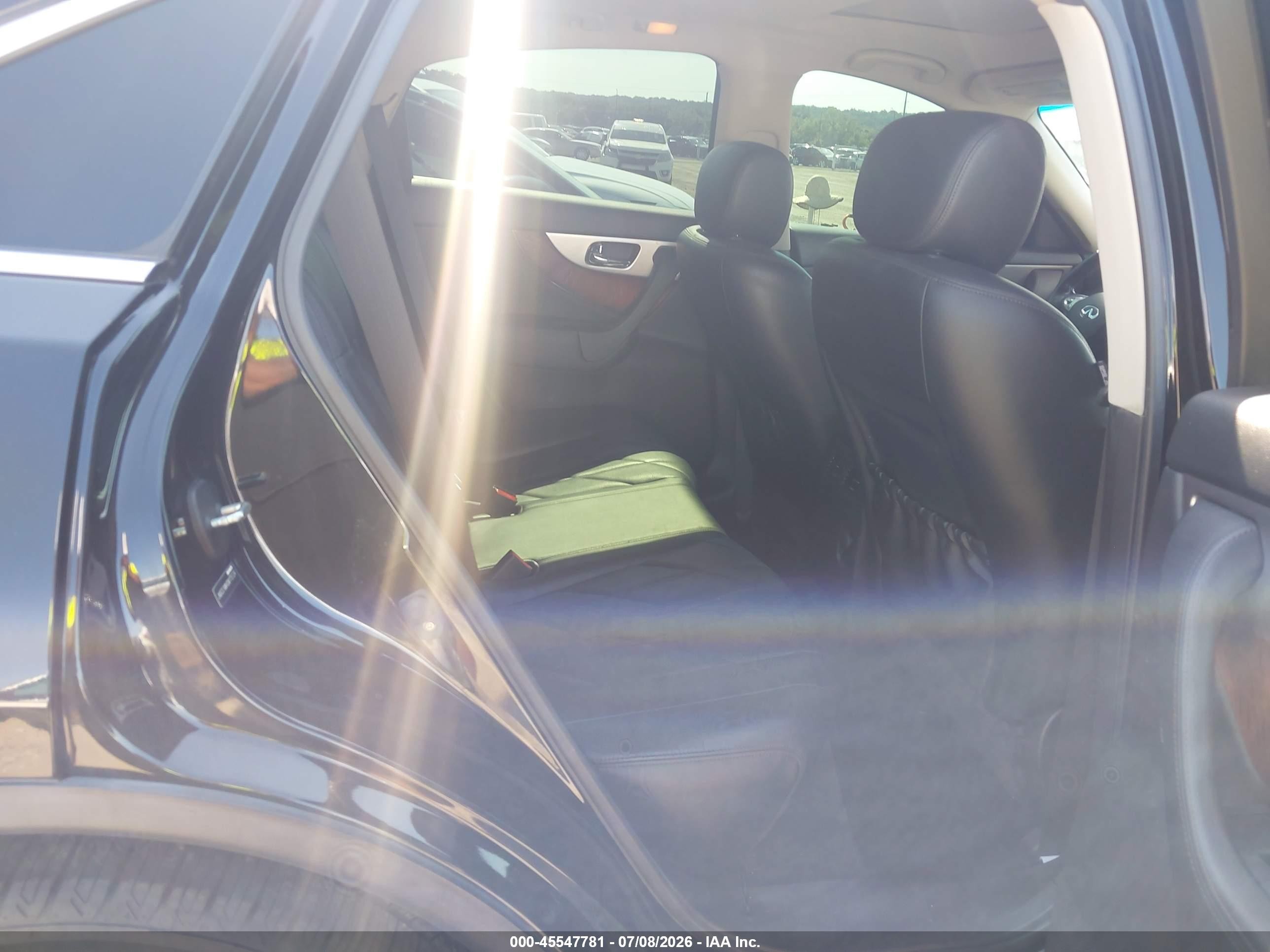 2013 Infiniti Fx37   Black vin: JN8CS1MW4DM175124