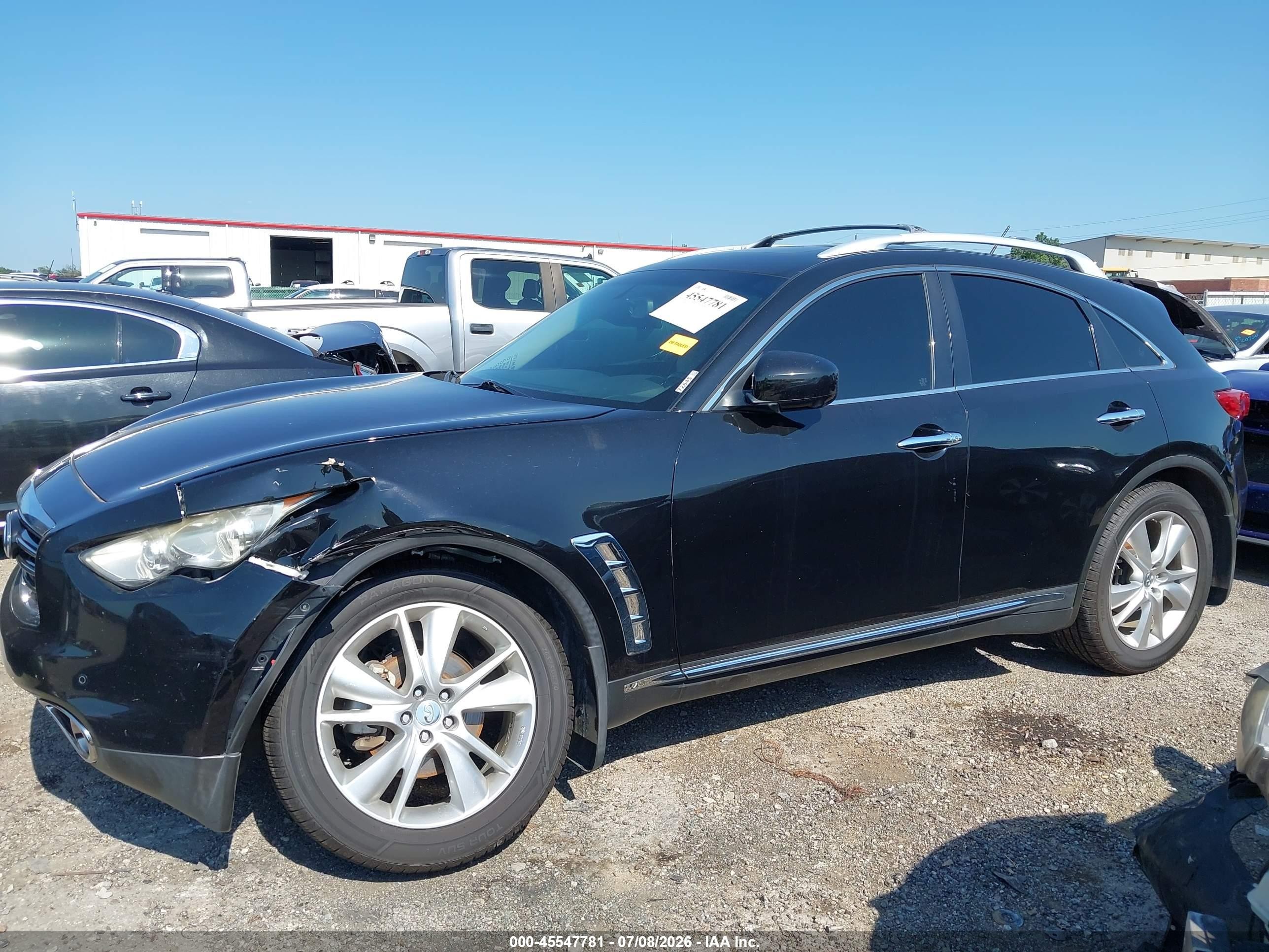 2013 Infiniti Fx37   Black vin: JN8CS1MW4DM175124