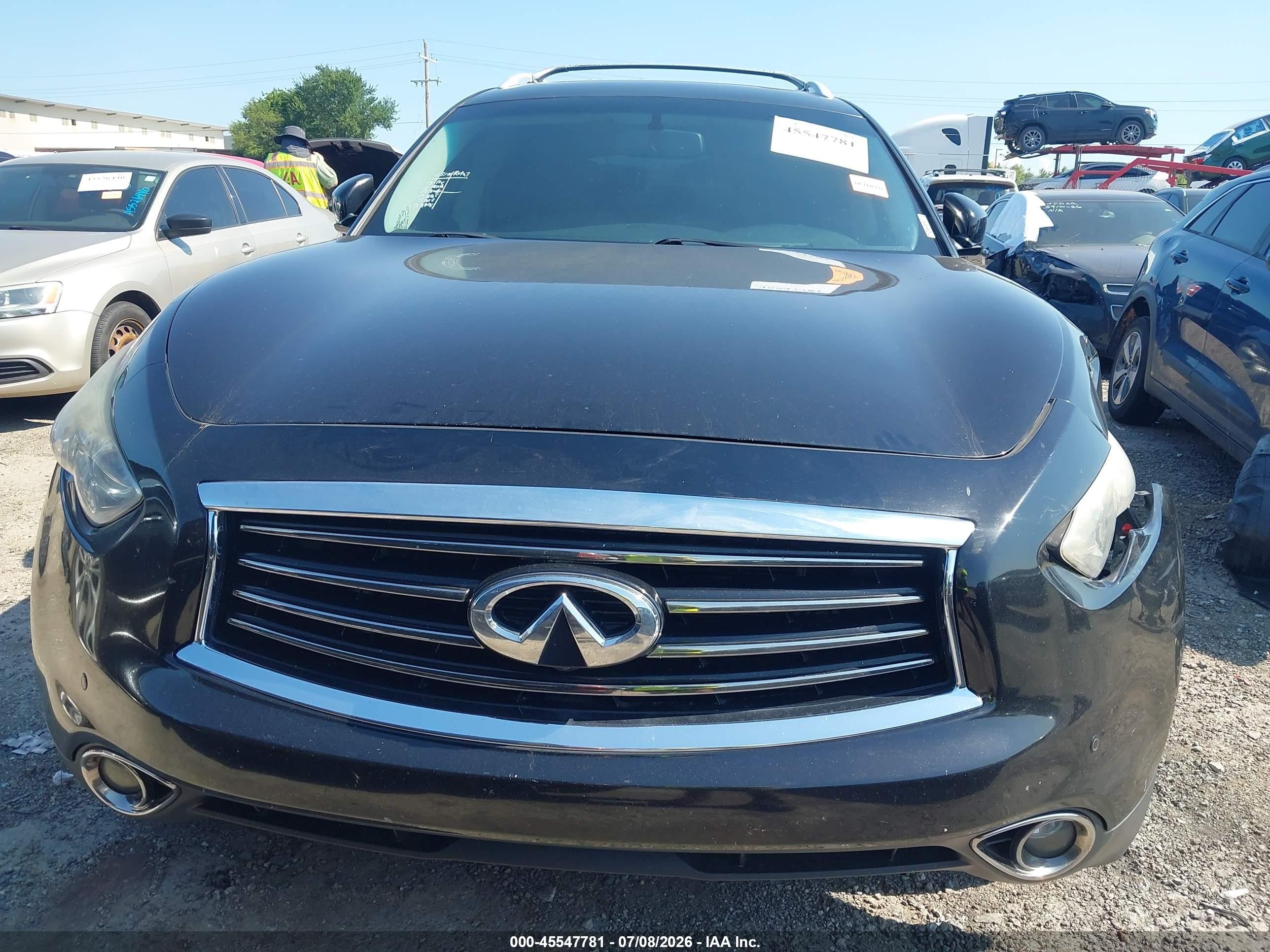 2013 Infiniti Fx37   Black vin: JN8CS1MW4DM175124