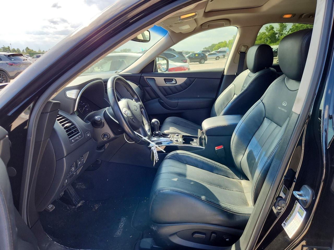 2014 Infiniti Qx70 Base Black vin: JN8CS1MW4EM411322