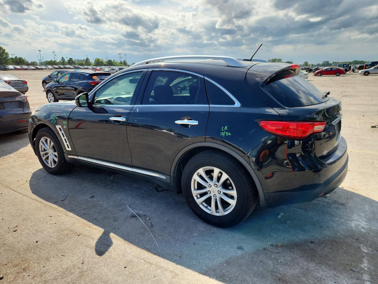 2014 Infiniti Qx70 Base Black vin: JN8CS1MW4EM411322