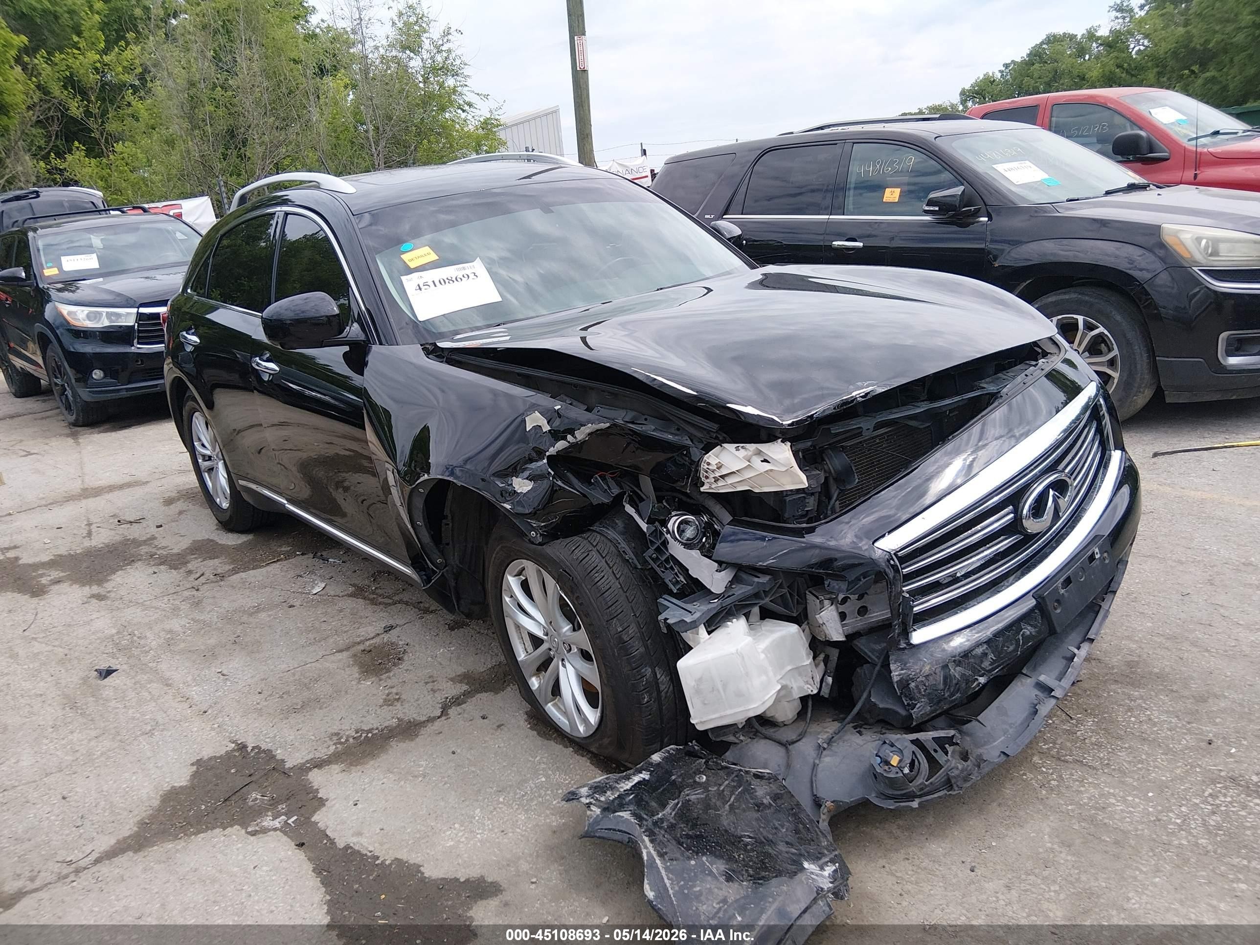 2015 Infiniti Qx70   Black vin: JN8CS1MW4FM482604