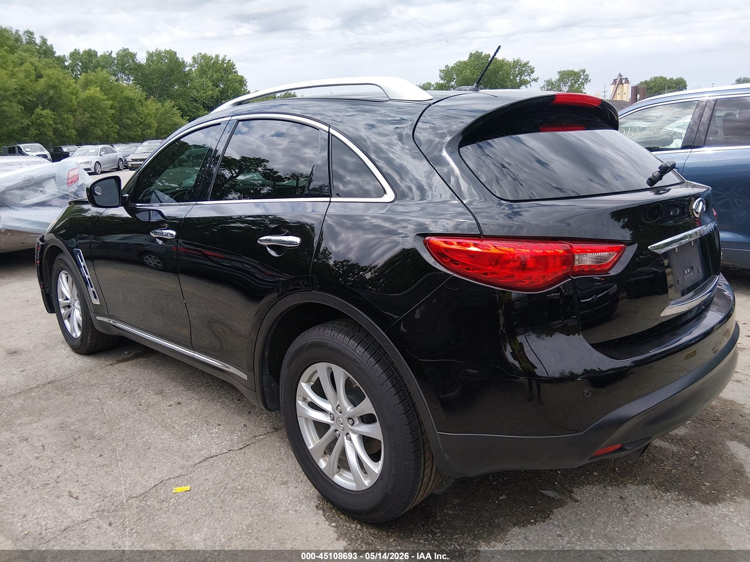 2015 Infiniti Qx70   Black vin: JN8CS1MW4FM482604