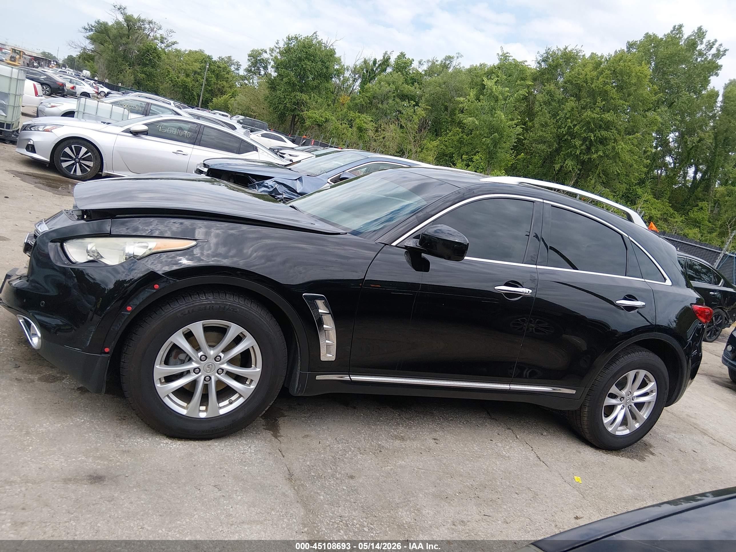 2015 Infiniti Qx70   Black vin: JN8CS1MW4FM482604