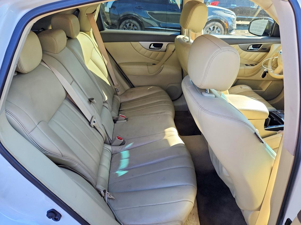 2013 Infiniti Fx37 Base White vin: JN8CS1MW5DM173110