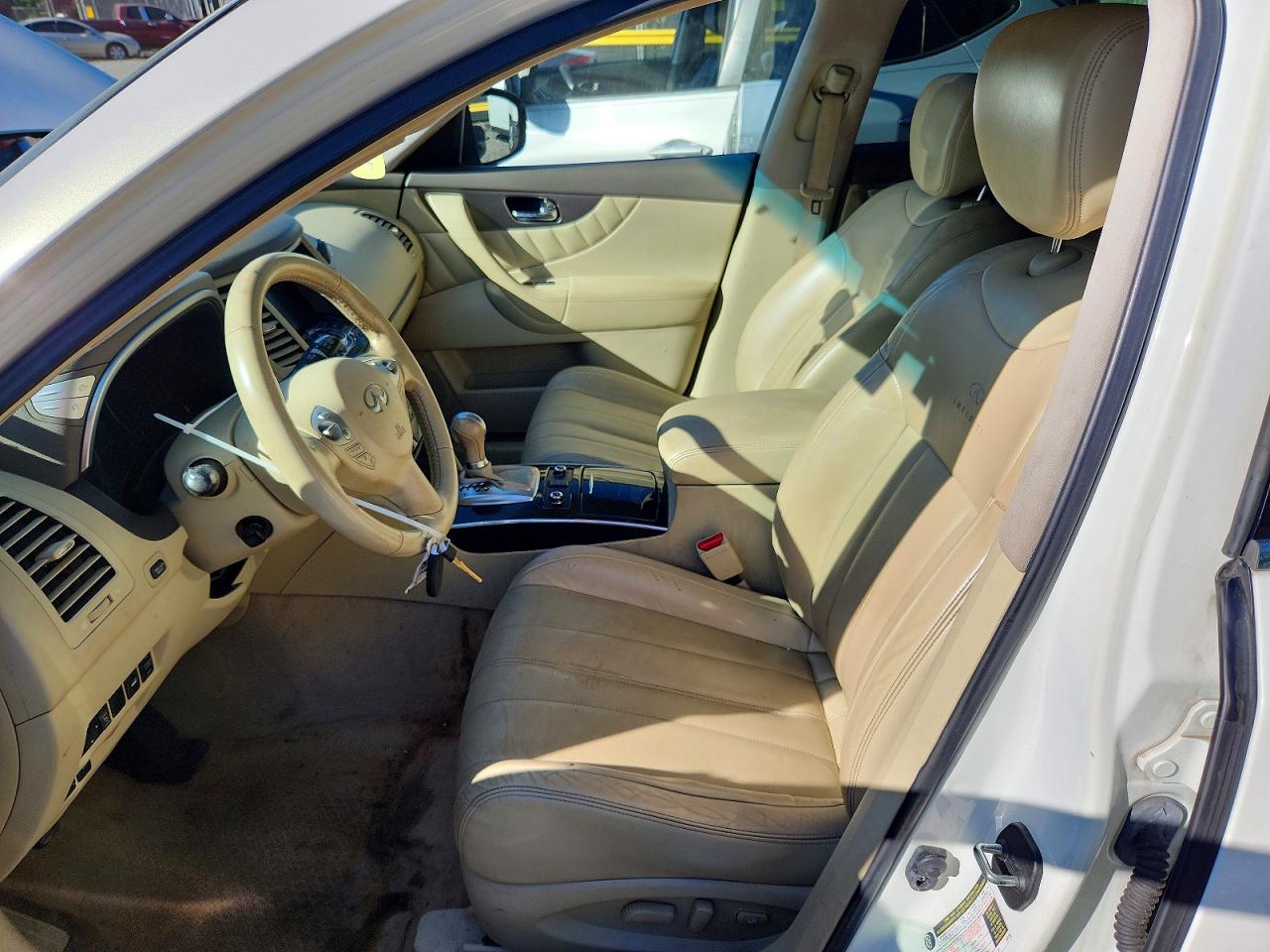 2013 Infiniti Fx37 Base White vin: JN8CS1MW5DM173110