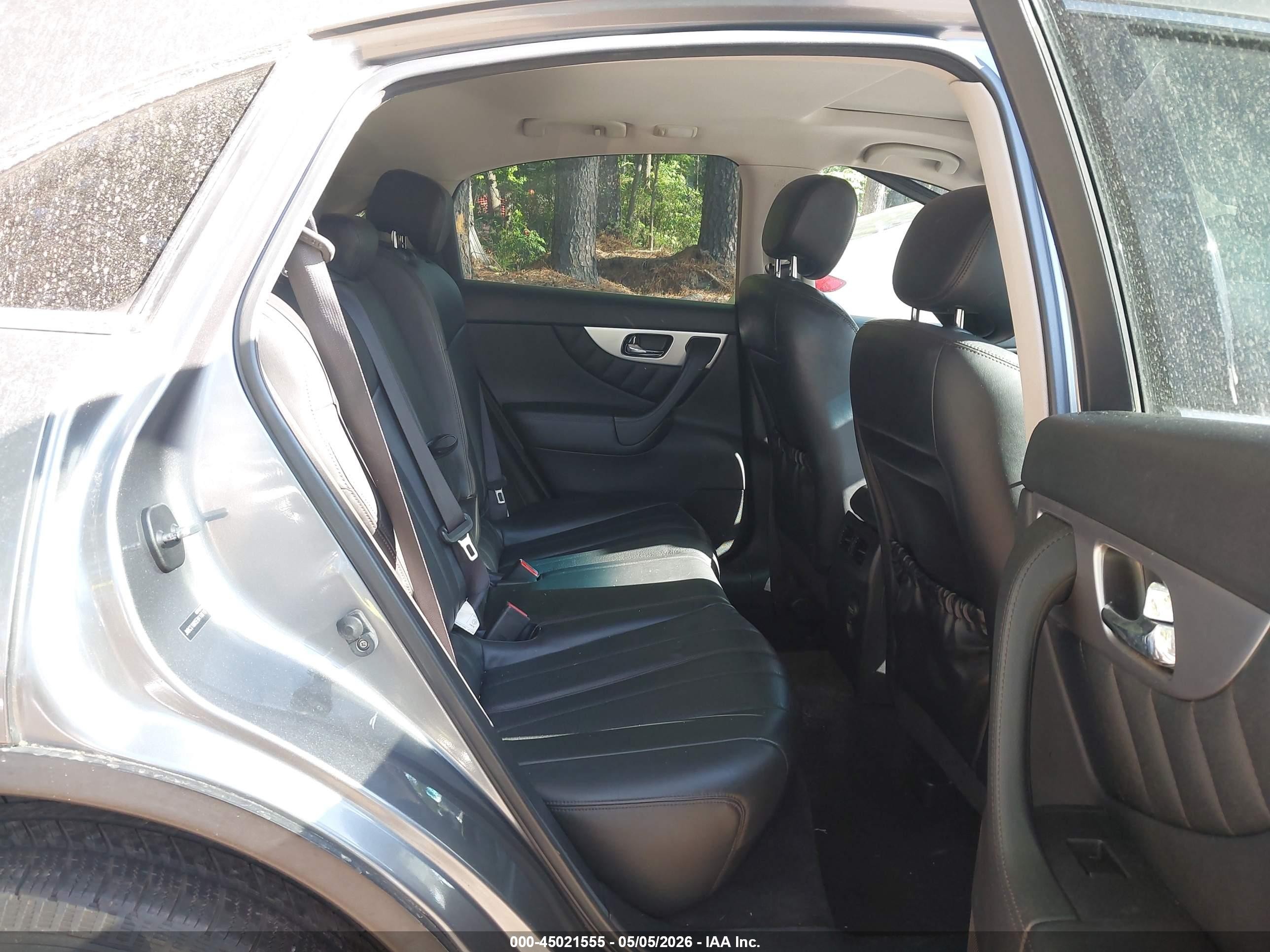 2014 Infiniti Qx70   Gray vin: JN8CS1MW5EM410616