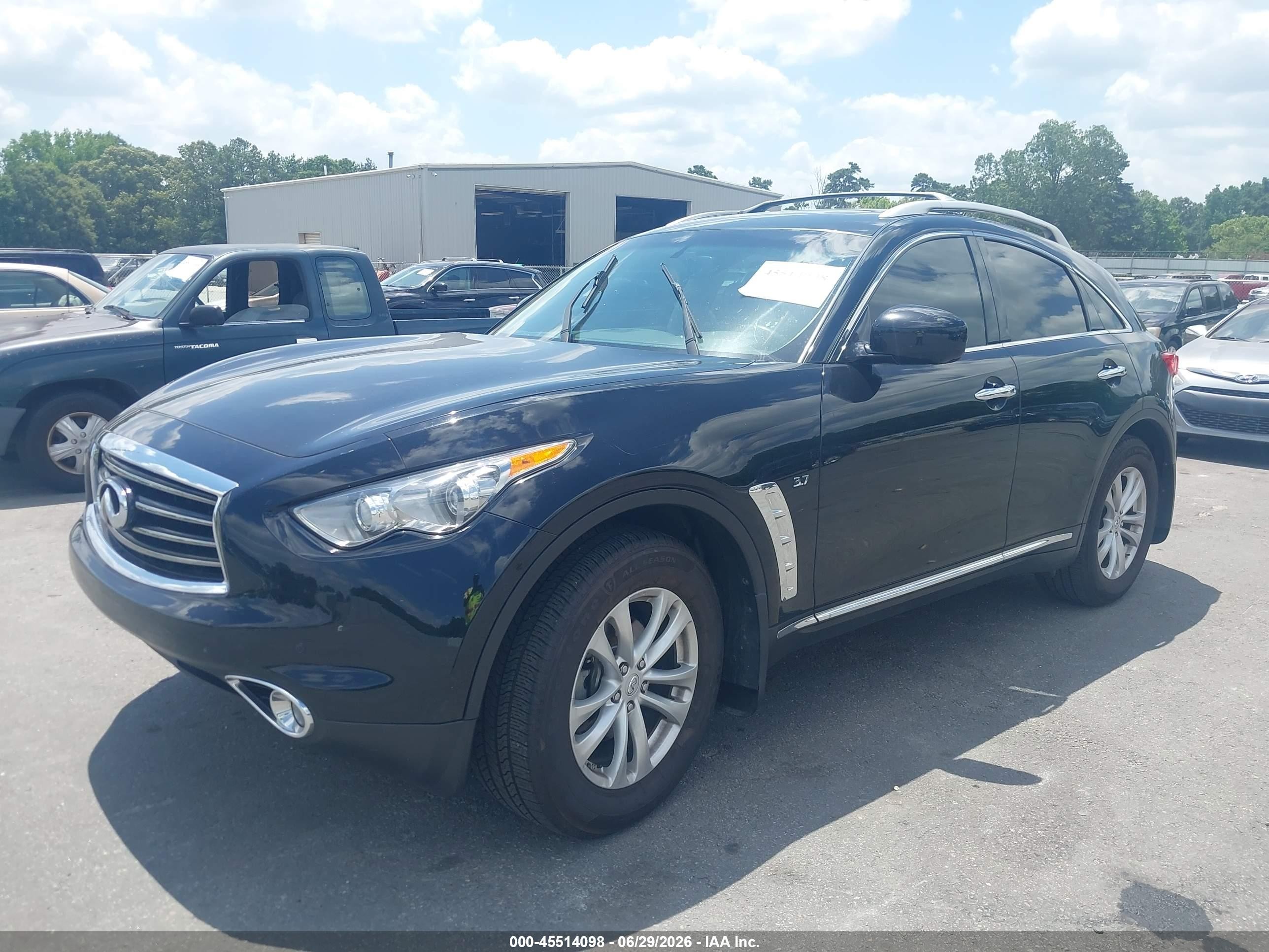 2014 Infiniti Qx70   Black vin: JN8CS1MW5EM413631