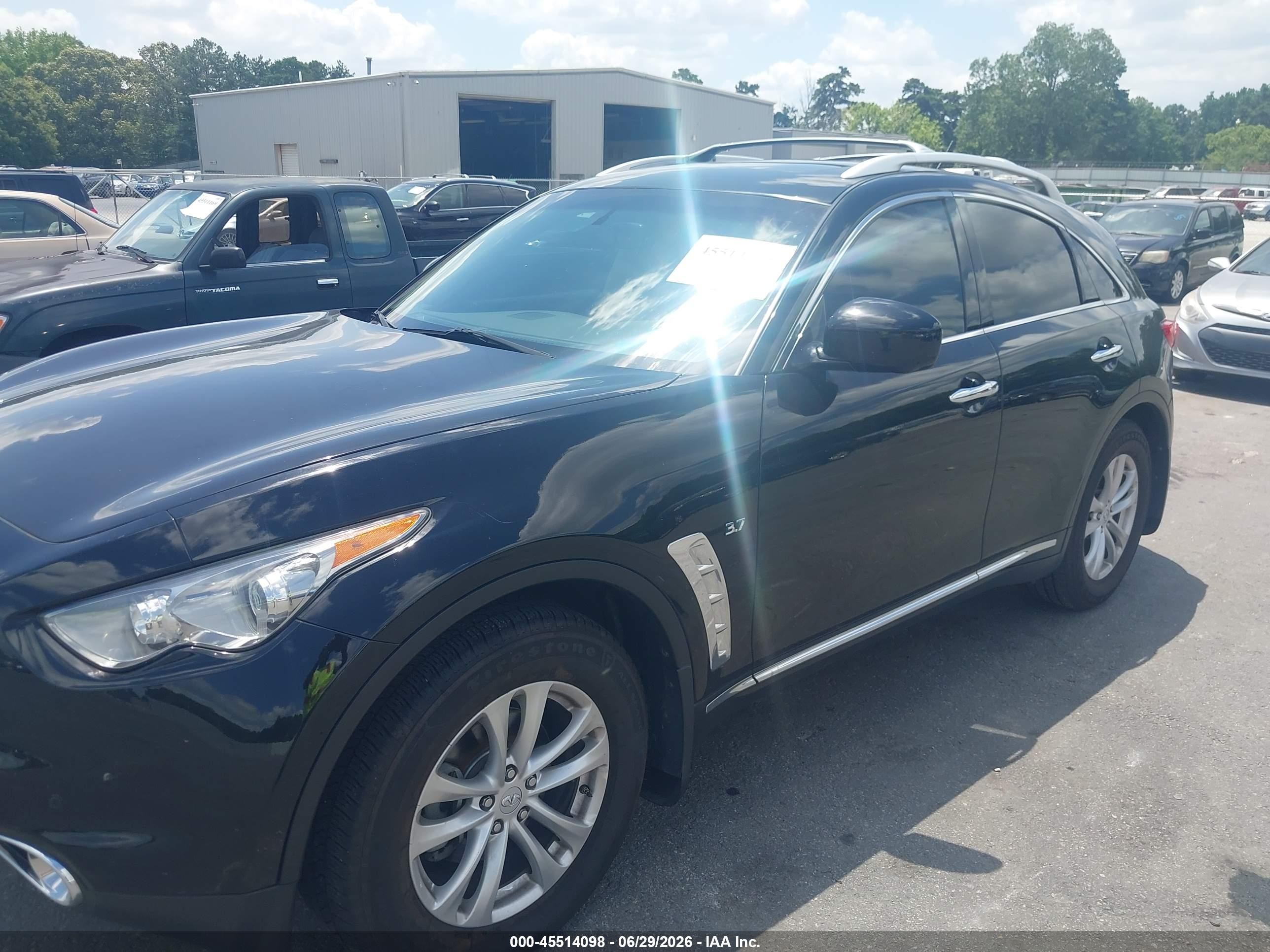 2014 Infiniti Qx70   Black vin: JN8CS1MW5EM413631