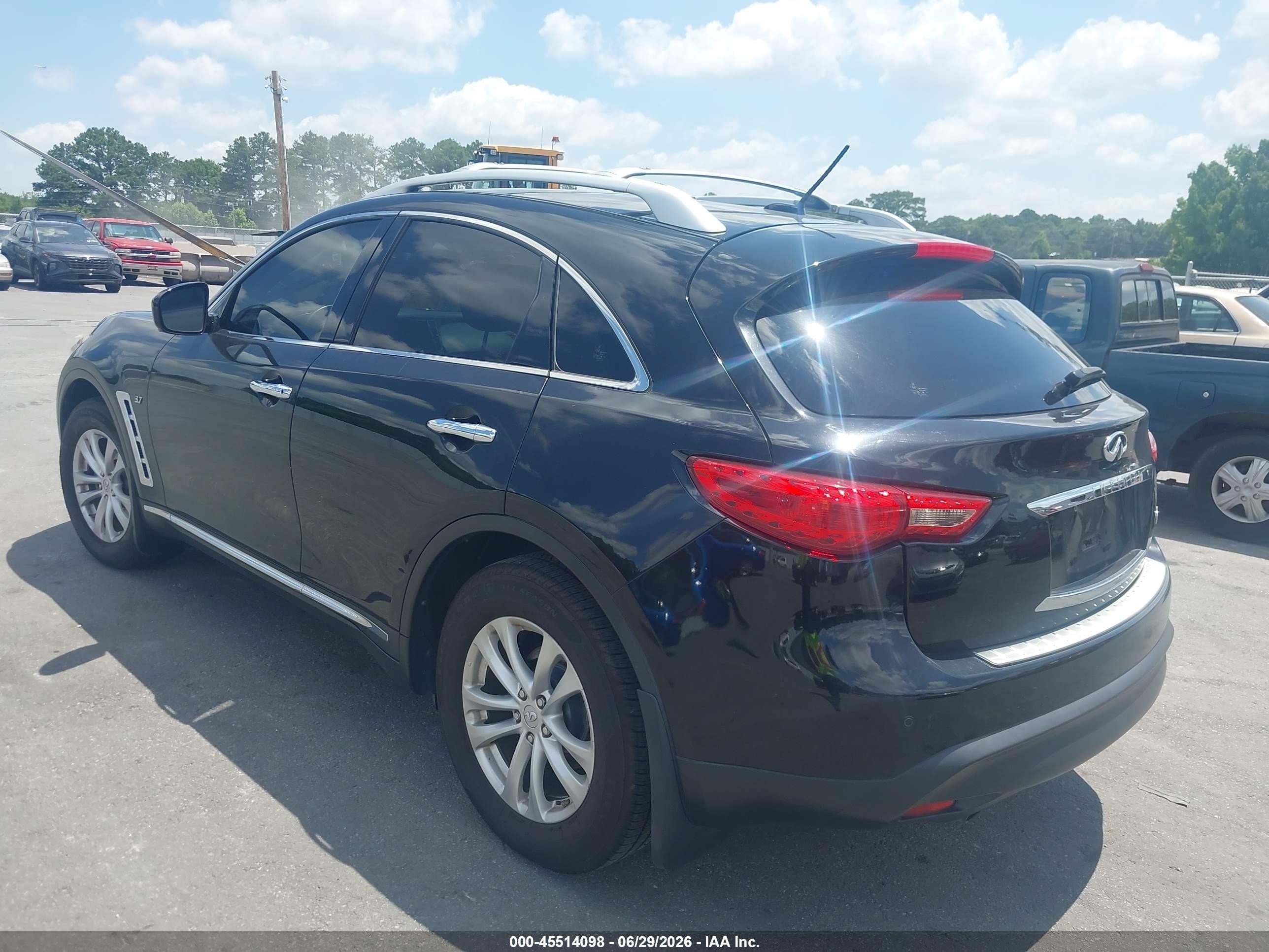 2014 Infiniti Qx70   Black vin: JN8CS1MW5EM413631