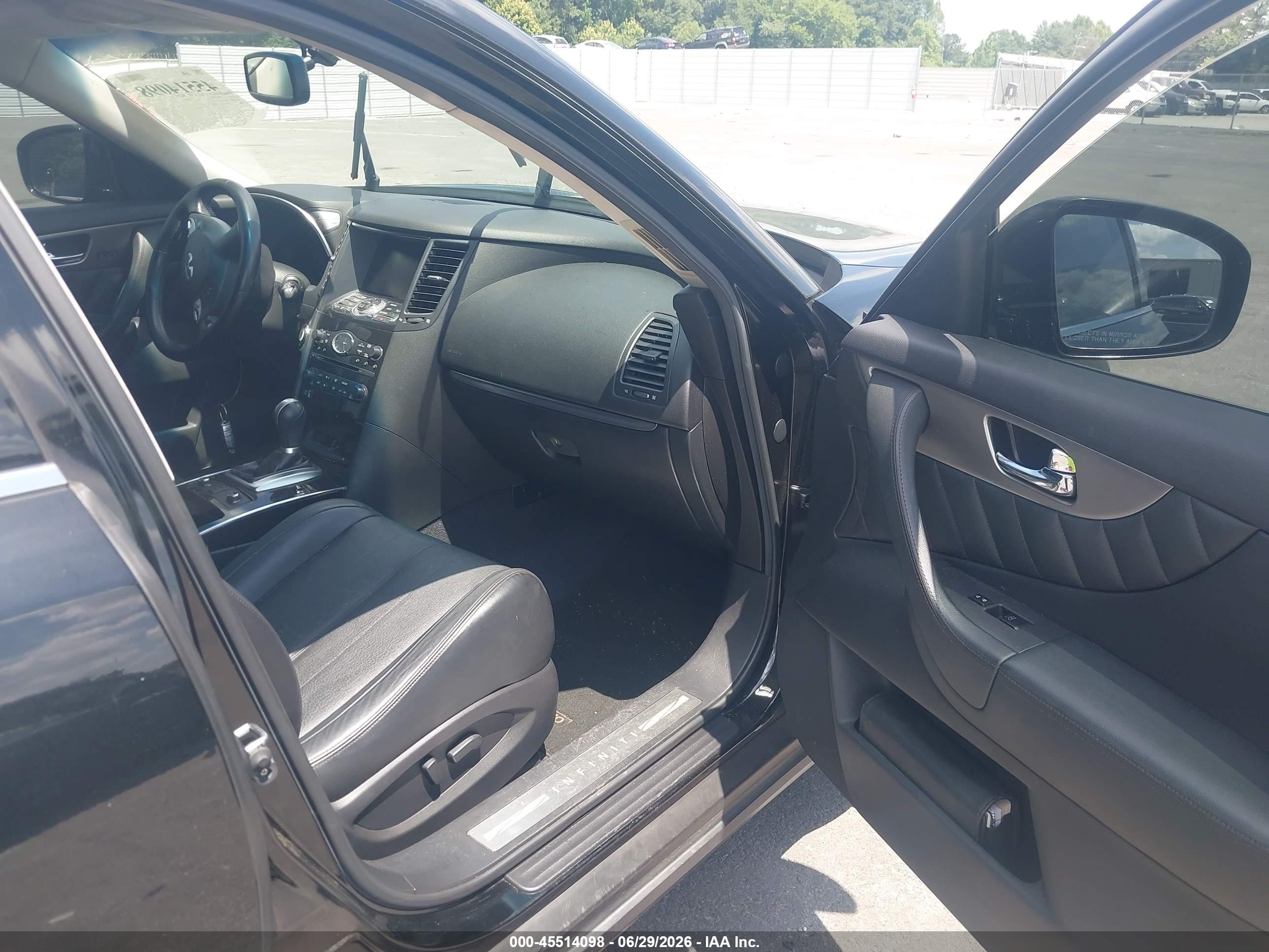 2014 Infiniti Qx70   Black vin: JN8CS1MW5EM413631