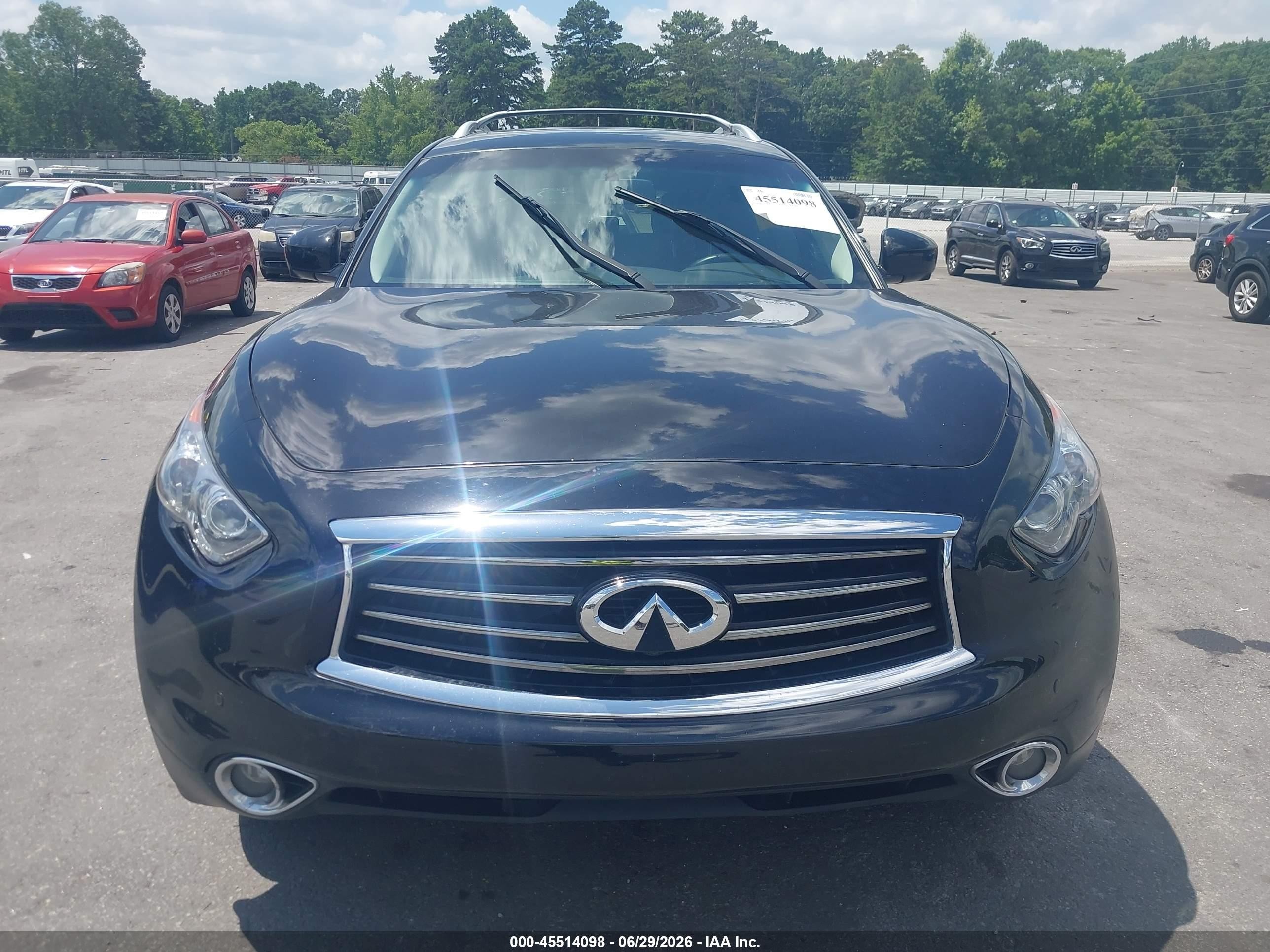 2014 Infiniti Qx70   Black vin: JN8CS1MW5EM413631