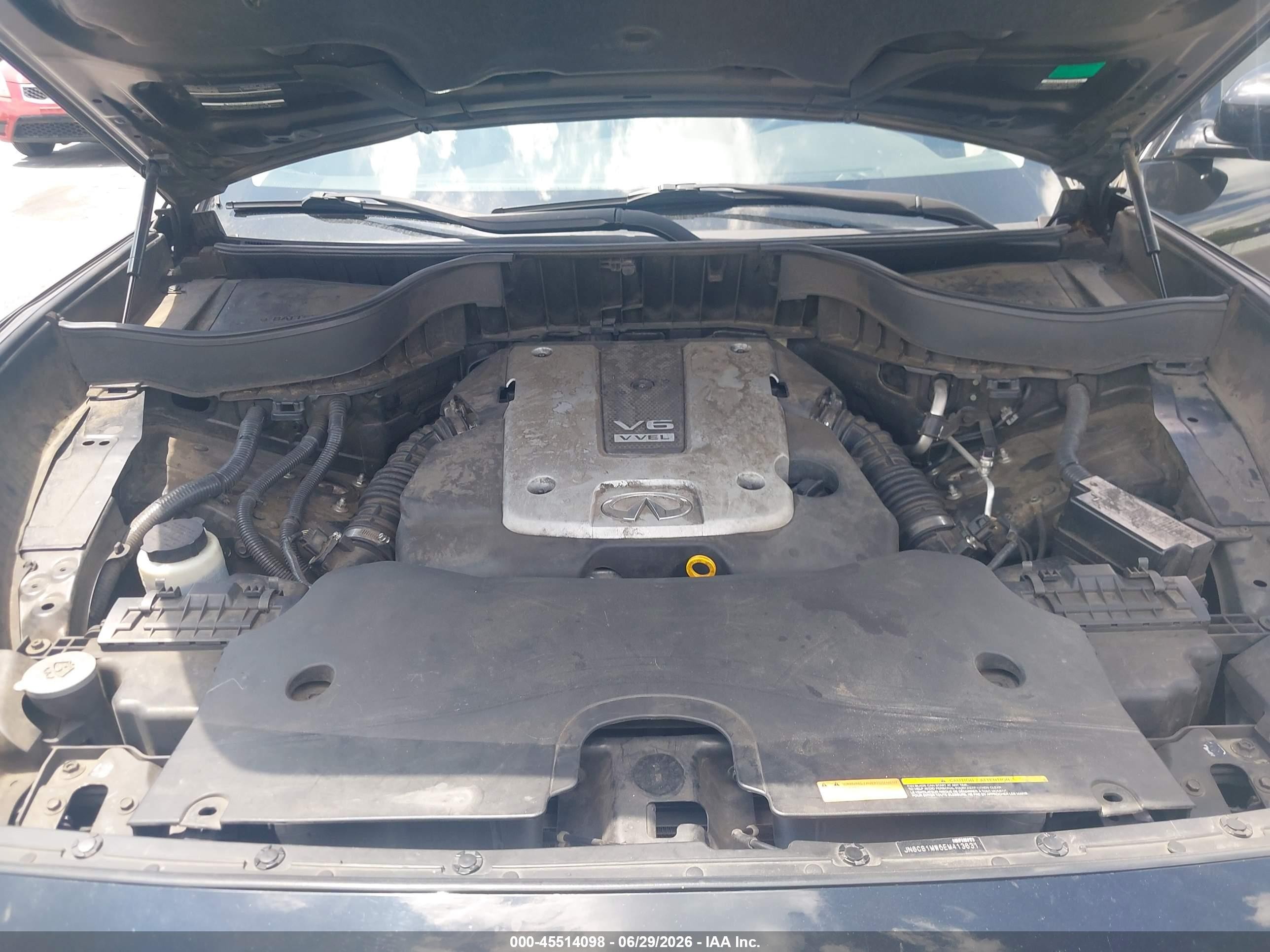 2014 Infiniti Qx70   Black vin: JN8CS1MW5EM413631