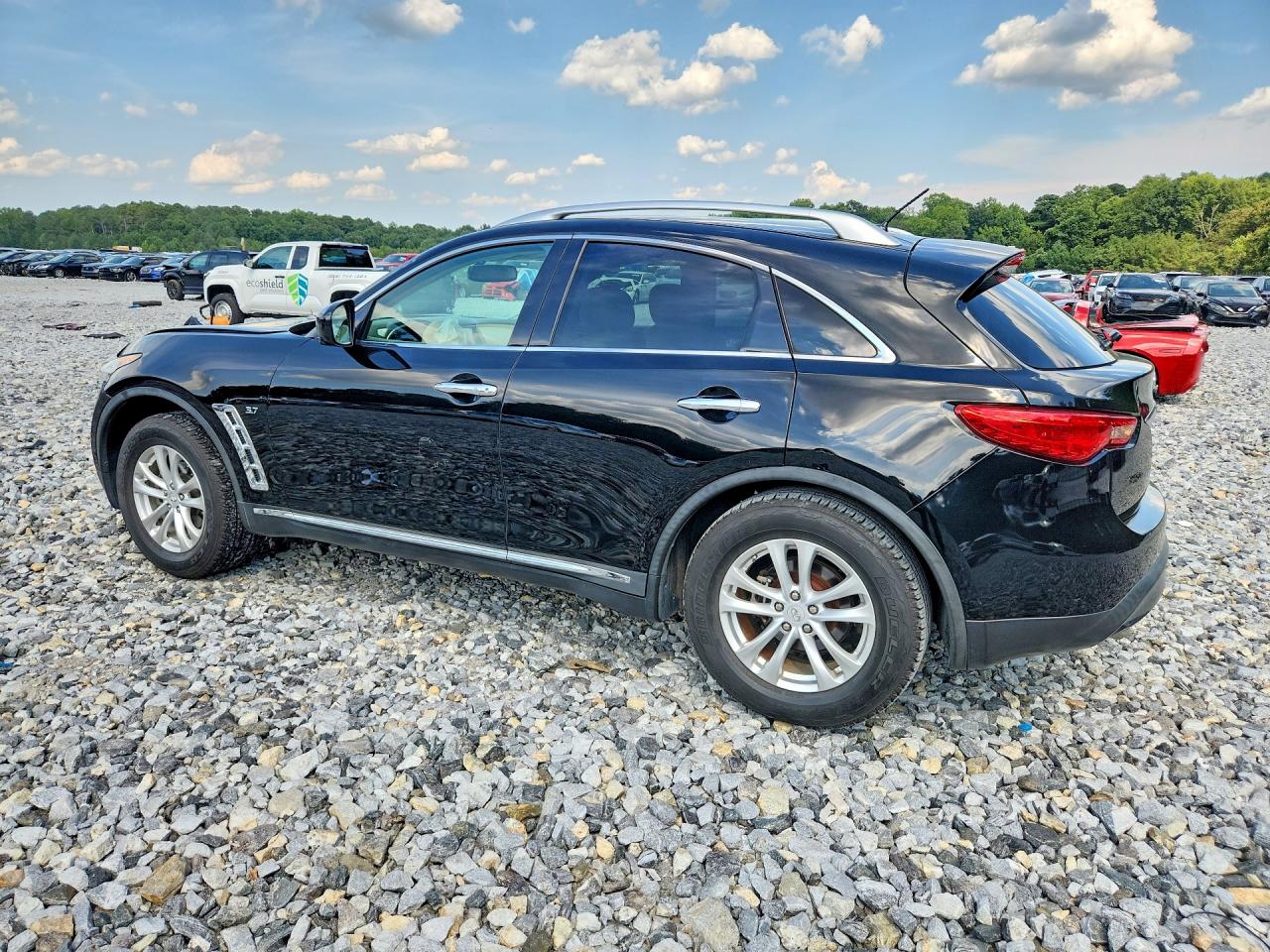 2015 Infiniti Qx70 Base Black vin: JN8CS1MW5FM481445