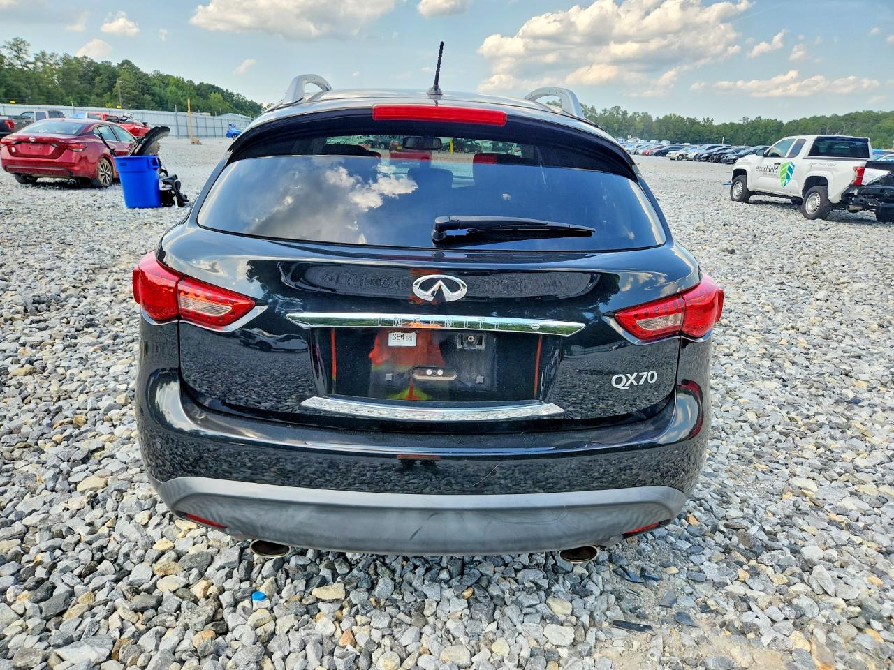 2015 Infiniti Qx70 Base Black vin: JN8CS1MW5FM481445