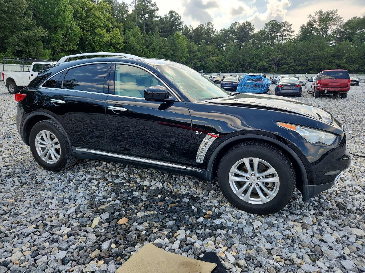 2015 Infiniti Qx70 Base Black vin: JN8CS1MW5FM481445